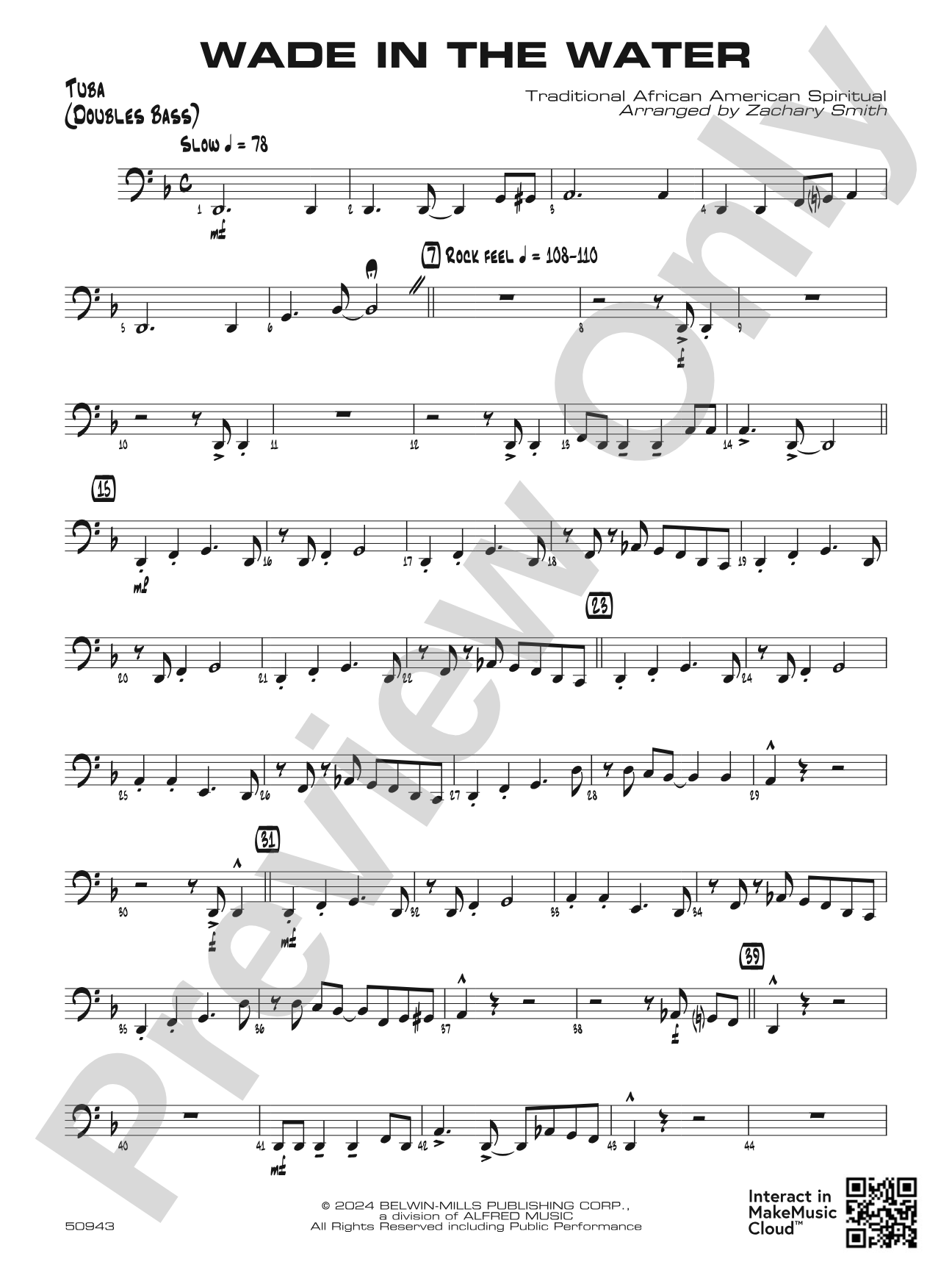 Wade in the Water: Tuba