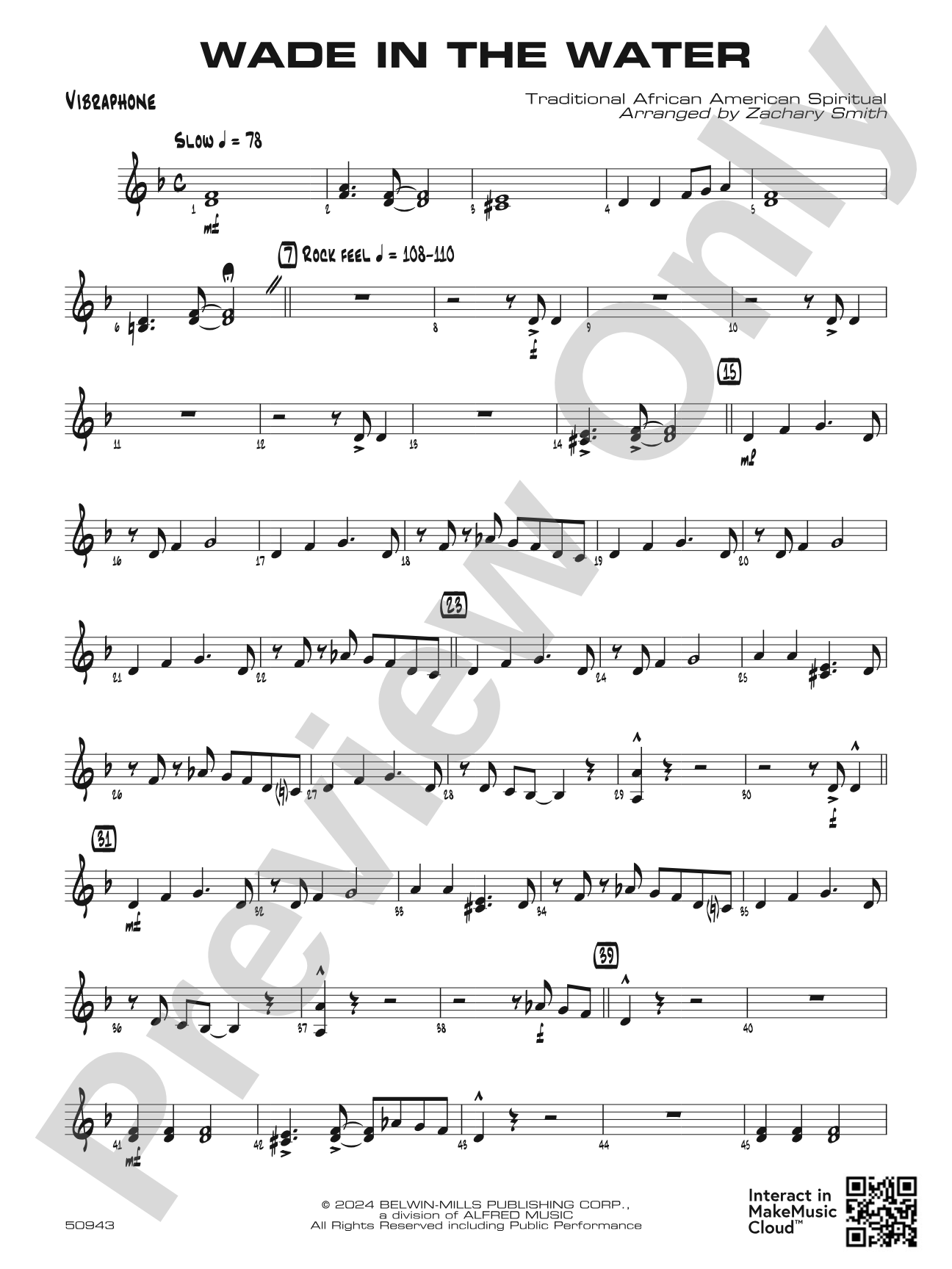 Wade in the Water: Vibraphone
