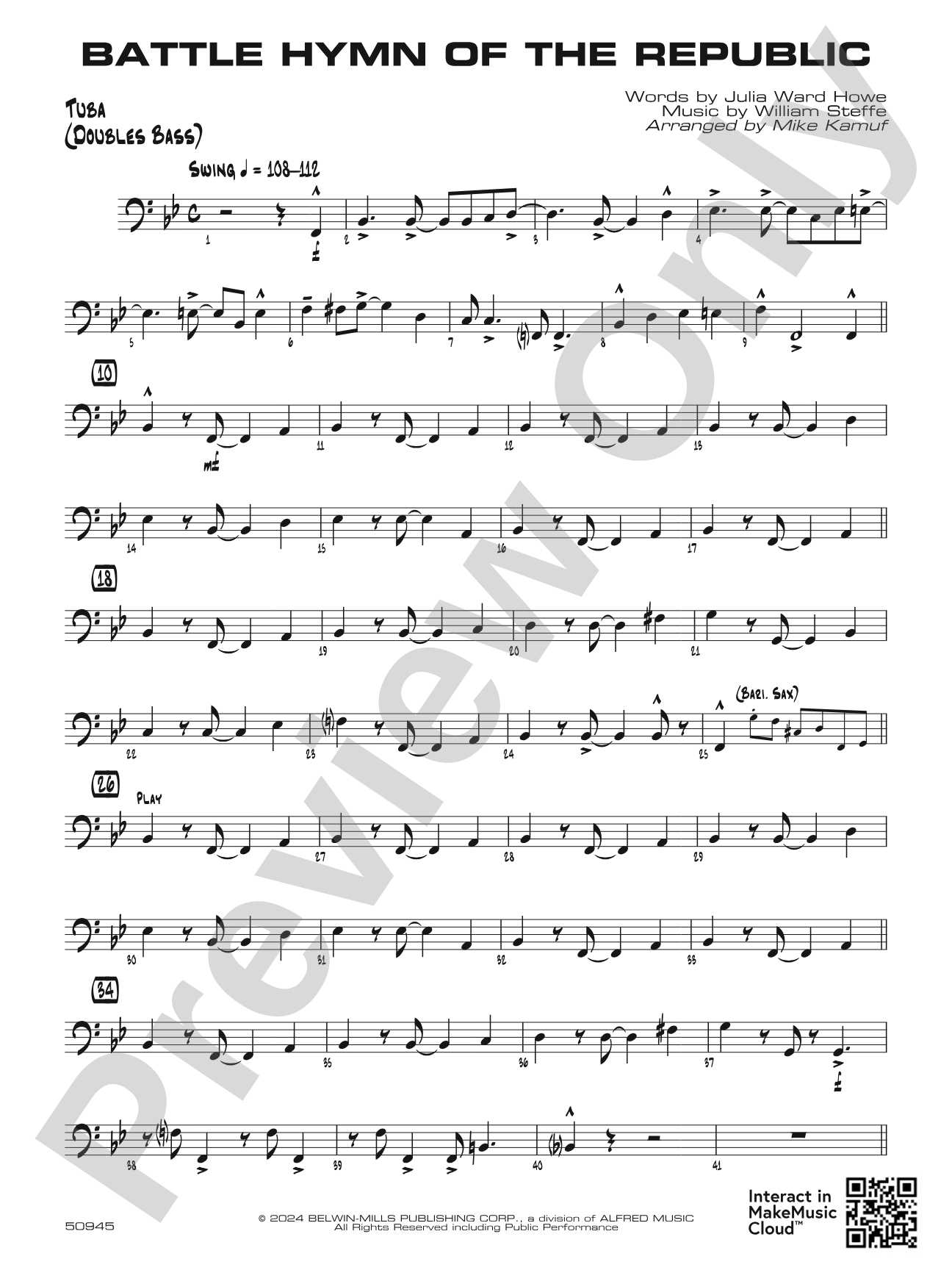 Battle Hymn of the Republic: Tuba