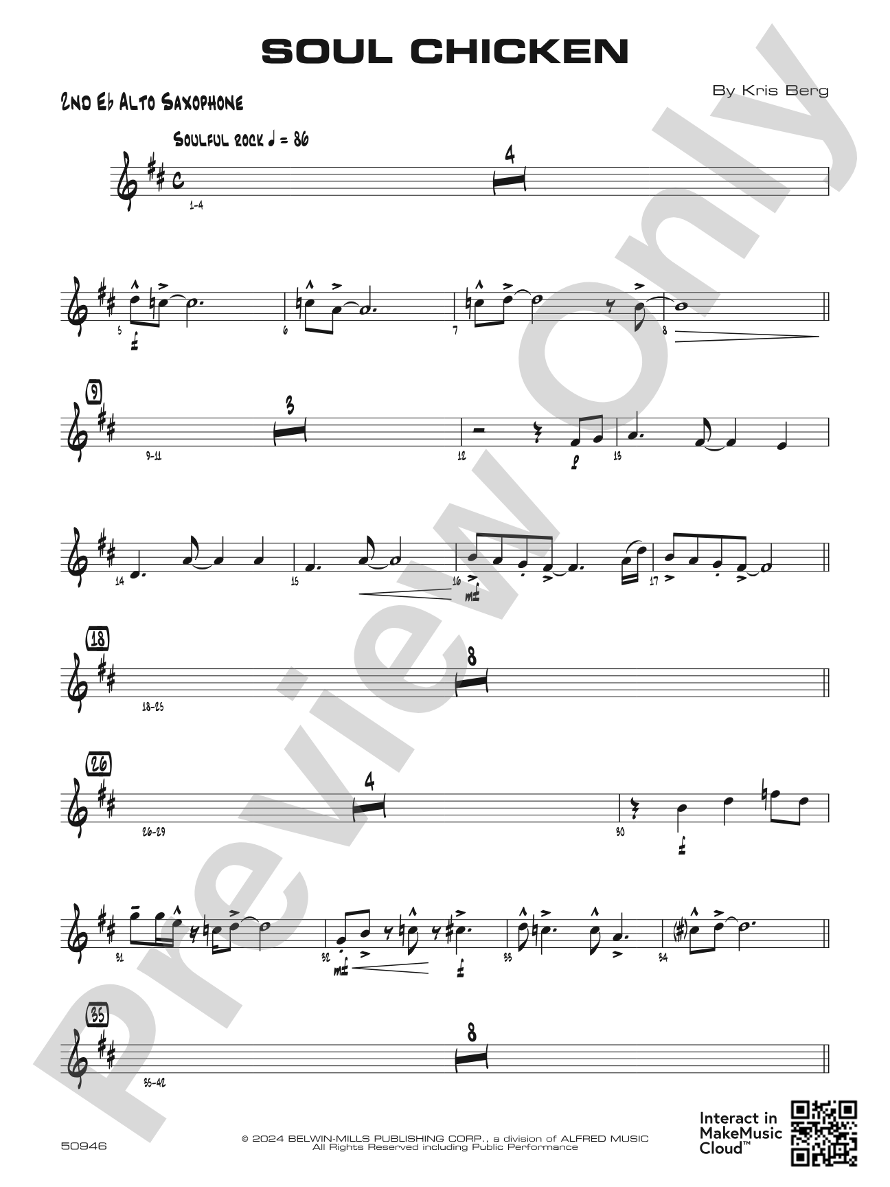 Soul Chicken: 2nd E-flat Alto Saxophone