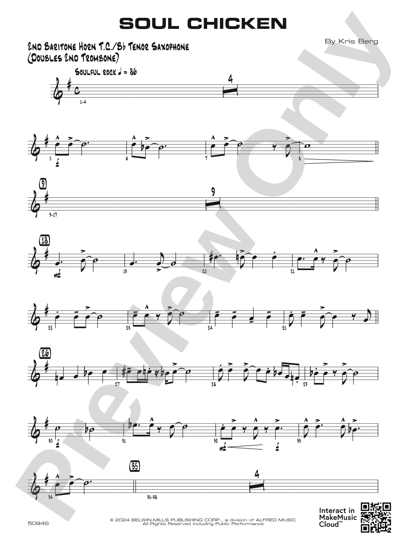 Soul Chicken: 2nd Baritone T.C.