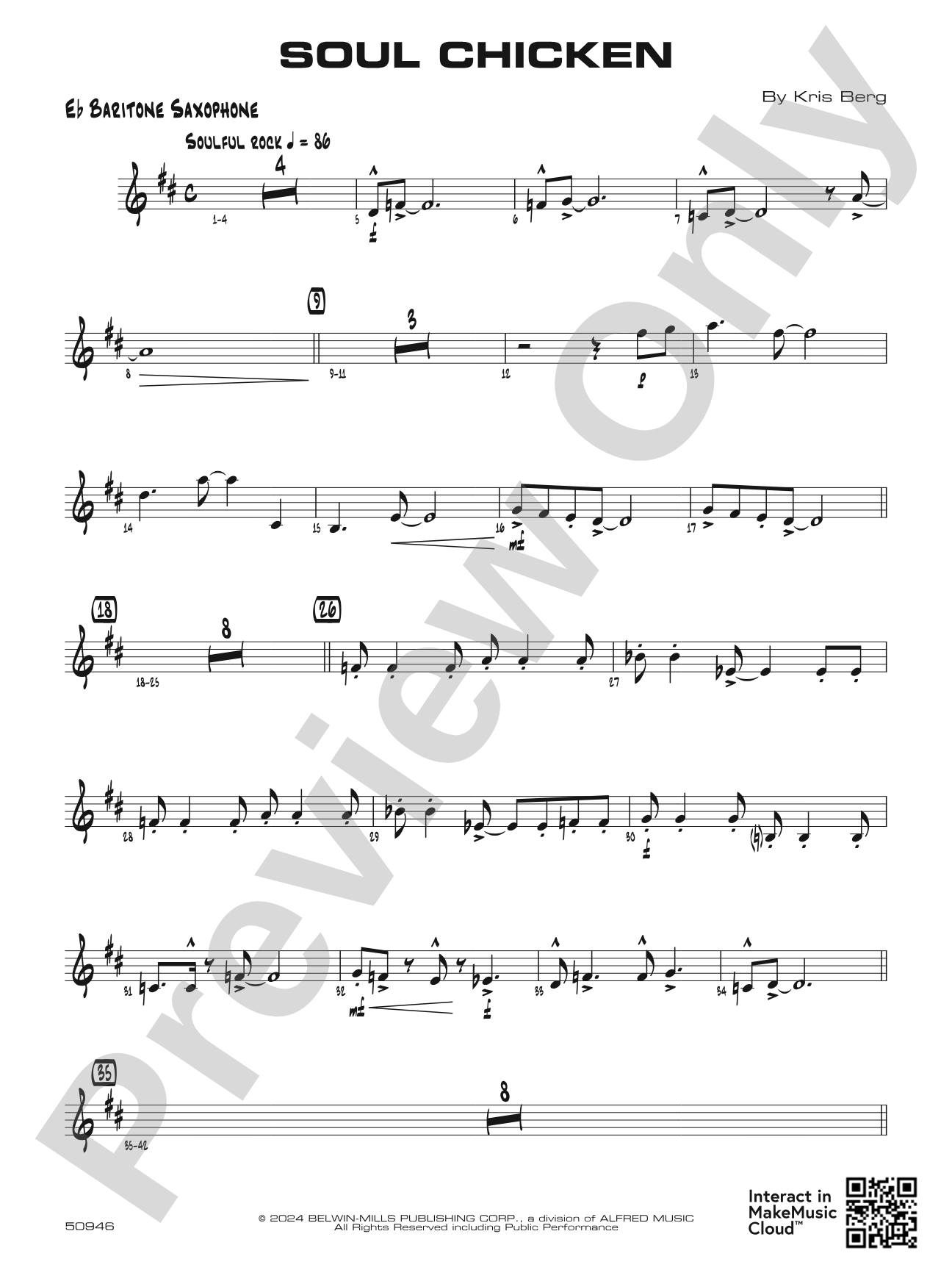 Soul Chicken: E-flat Baritone Saxophone