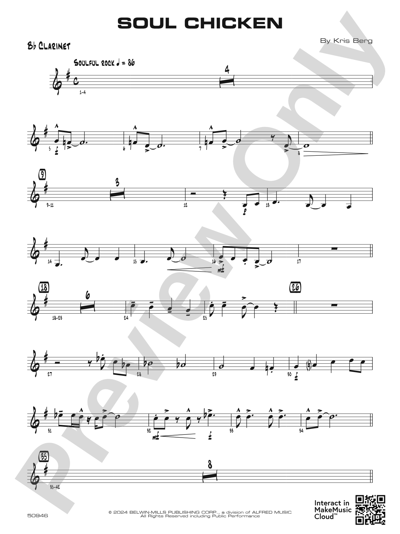 Soul Chicken: 1st B-flat Clarinet