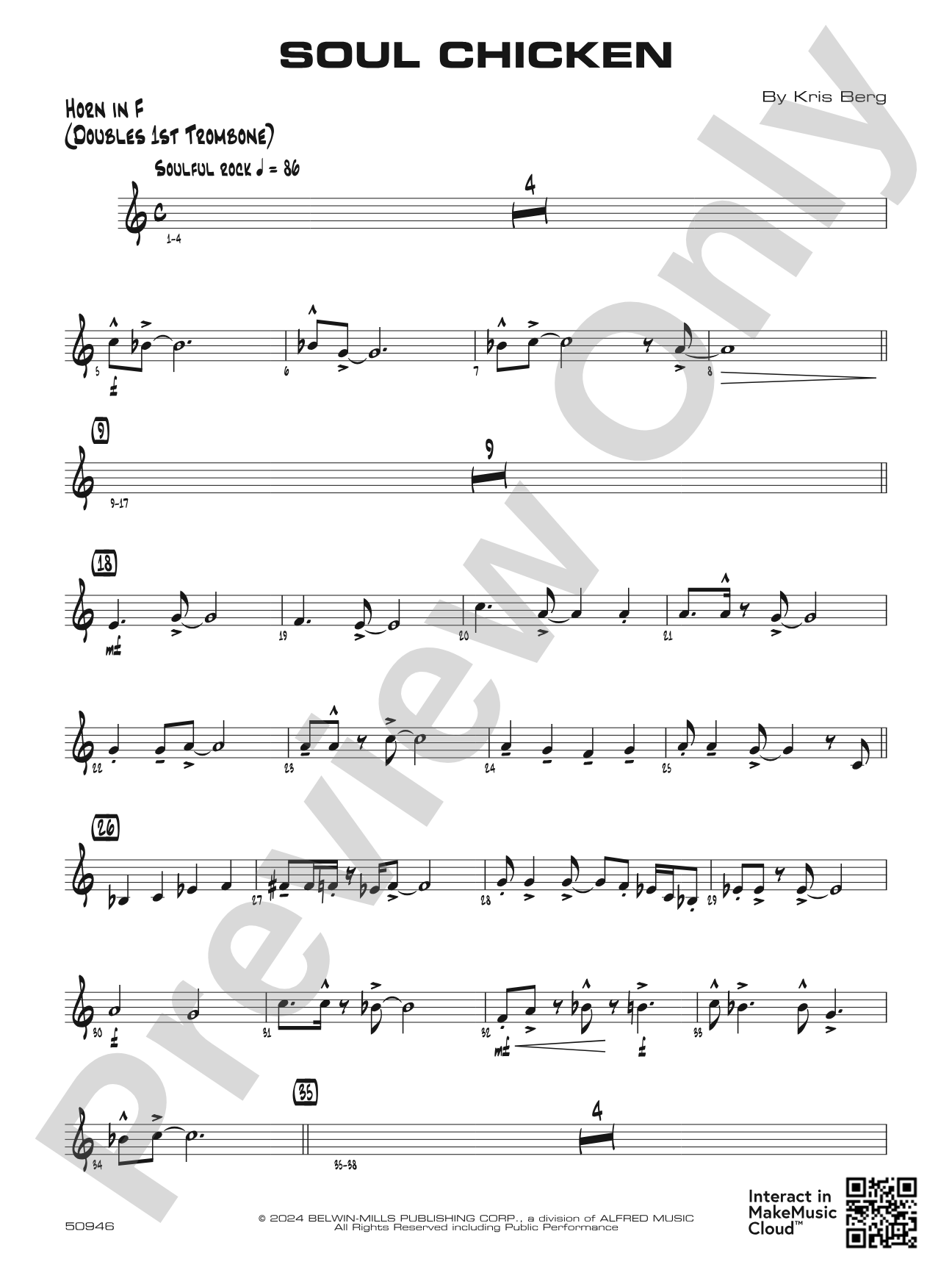 Soul Chicken: 1st F Horn