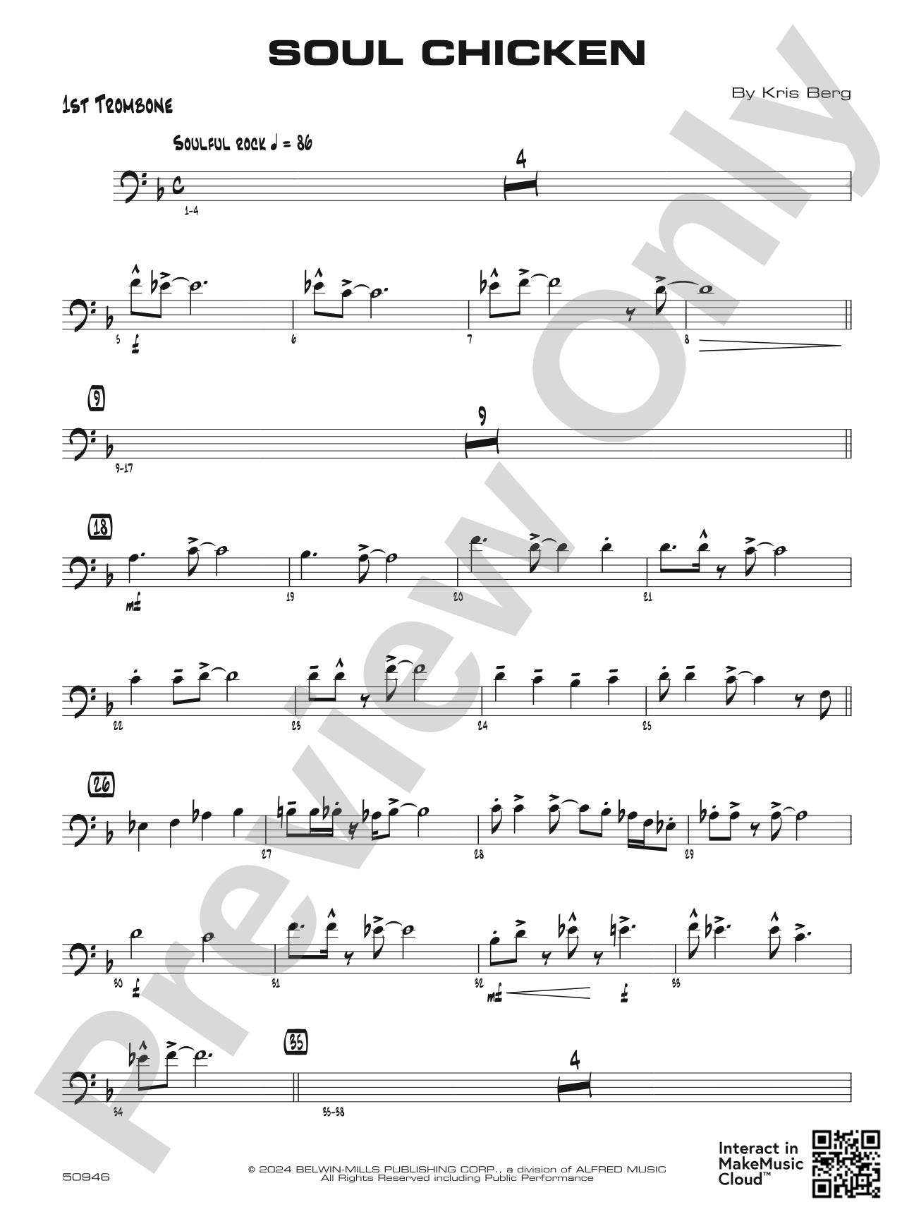 Soul Chicken: 1st Trombone