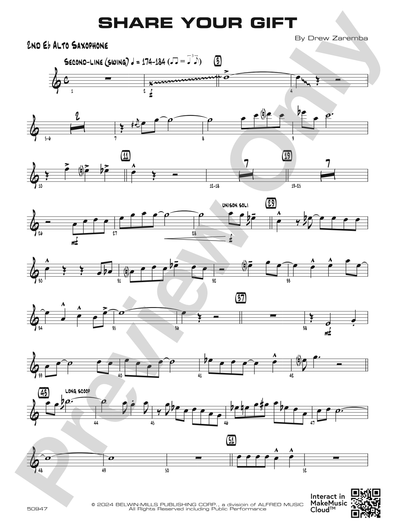 Share Your Gift: 2nd E-flat Alto Saxophone