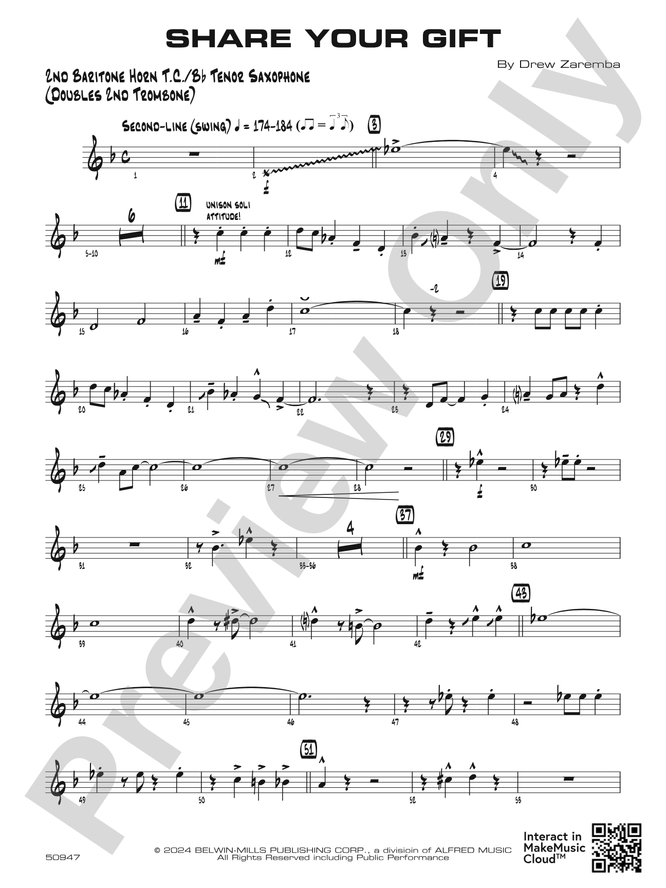 Share Your Gift: 2nd Baritone T.C.