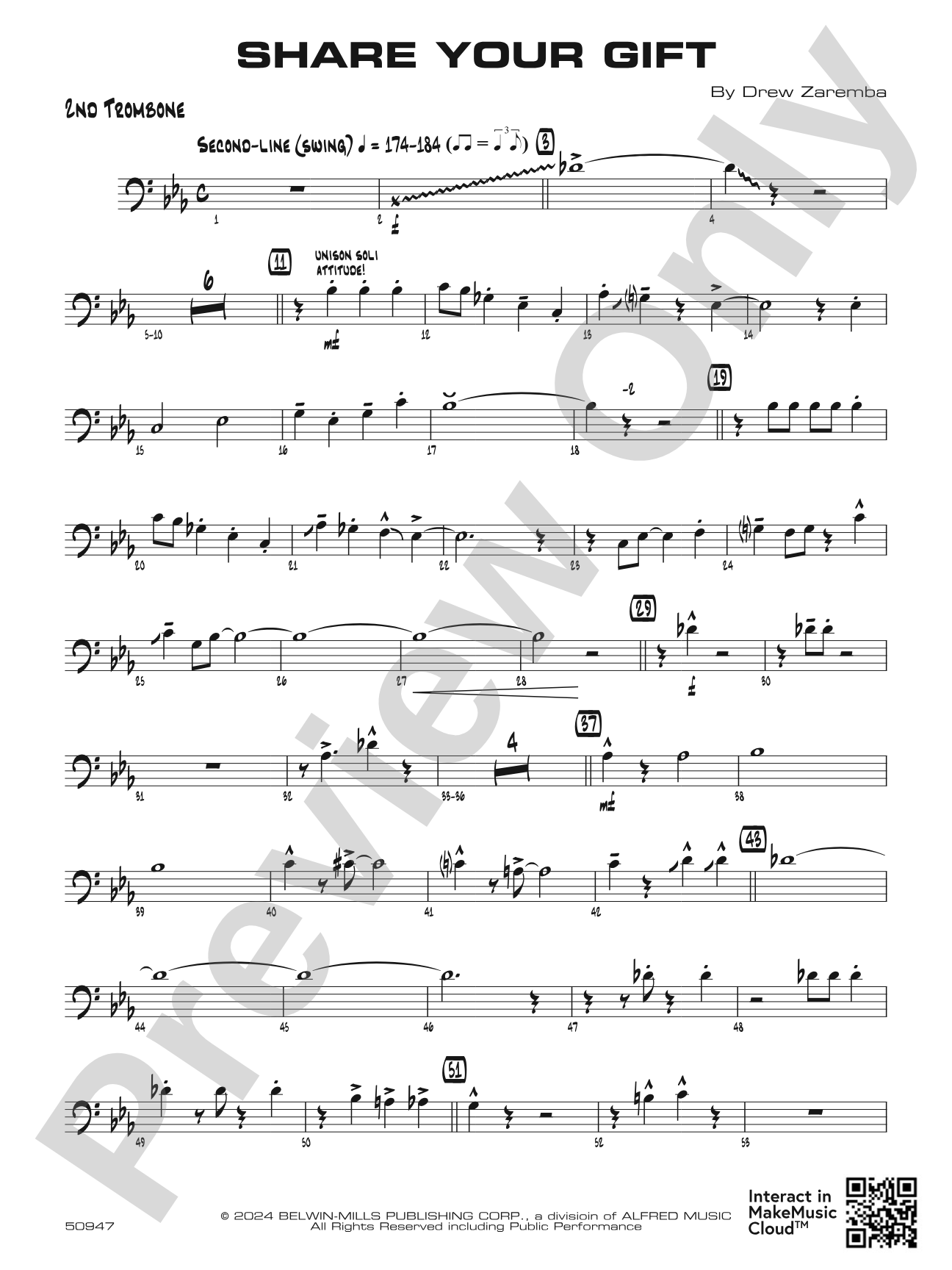 Share Your Gift: 2nd Trombone