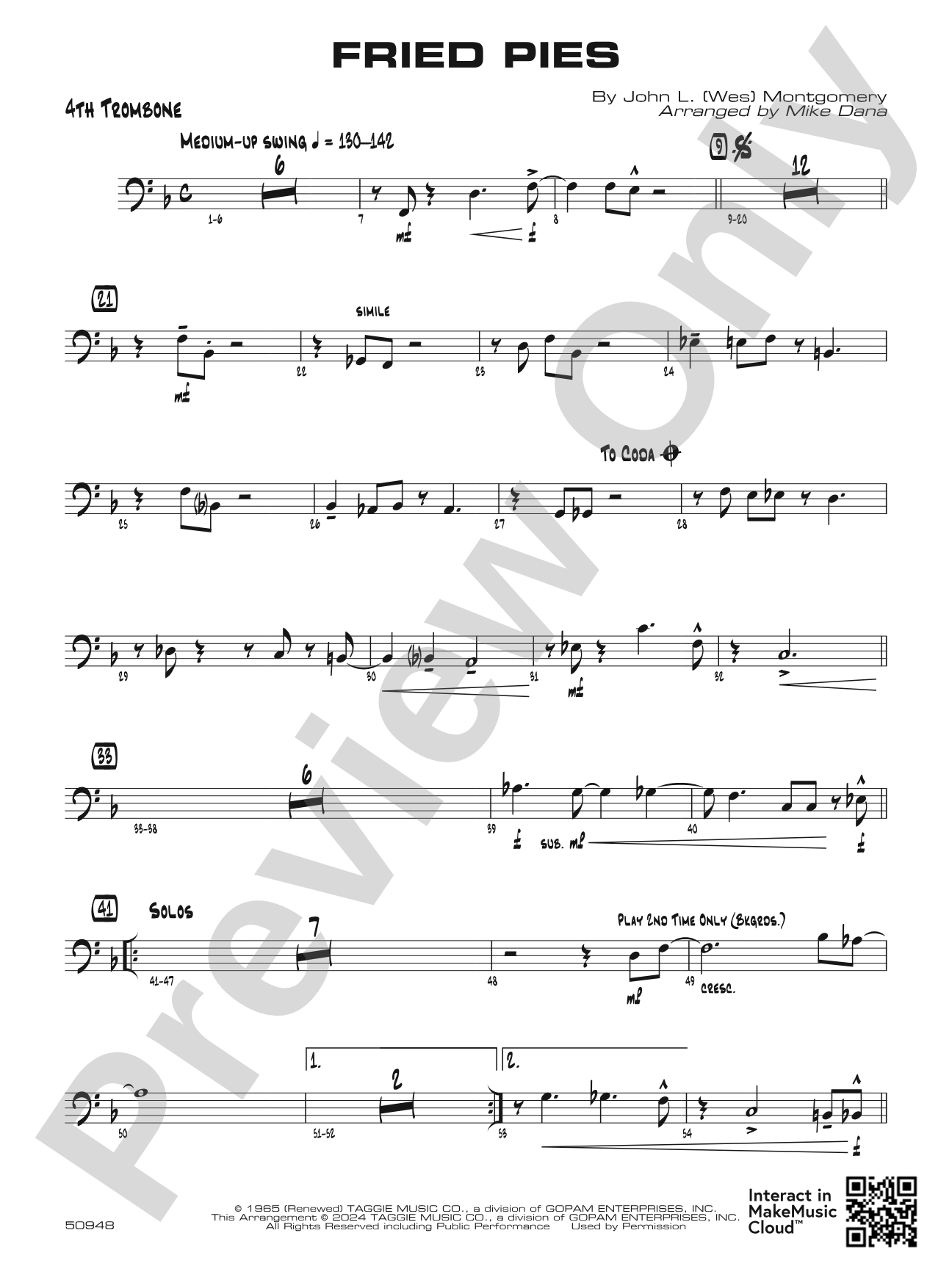 Fried Pies: 4th Trombone