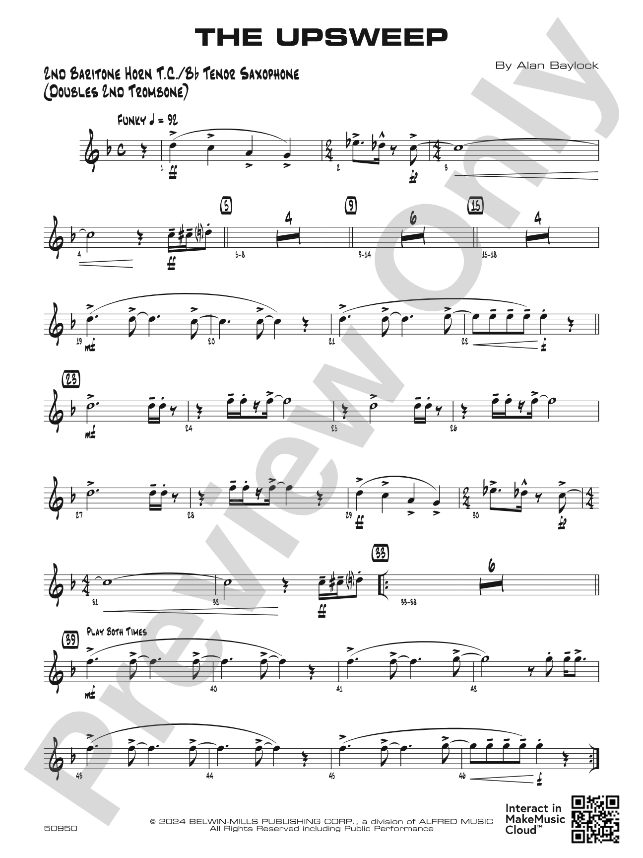 The Upsweep: 2nd Baritone T.C.
