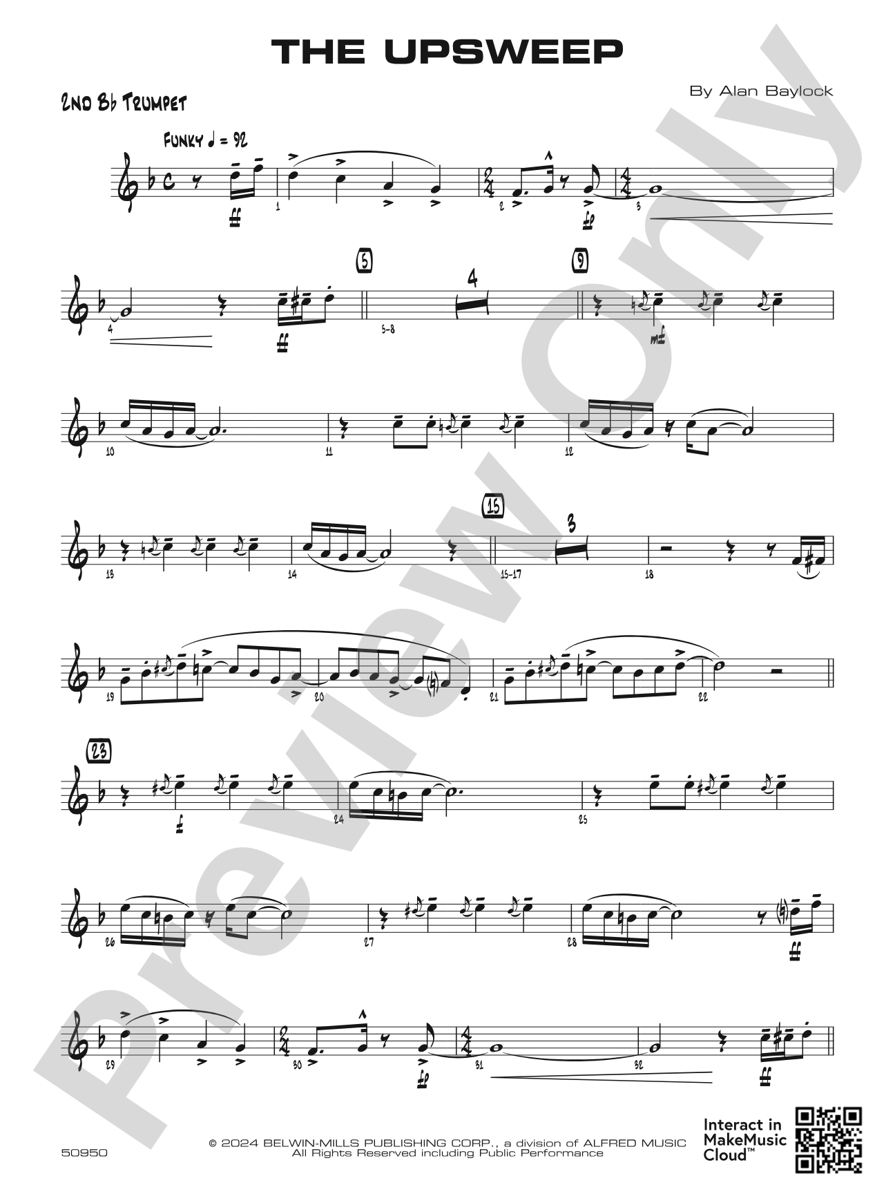 The Upsweep: 2nd B-flat Trumpet