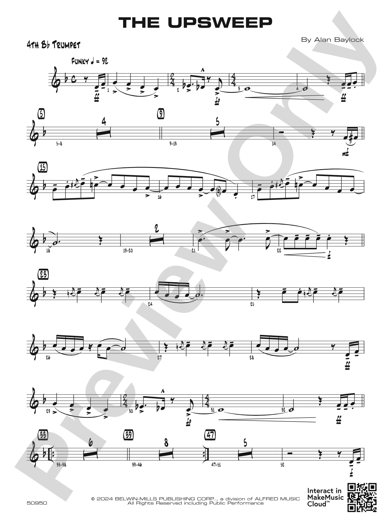 The Upsweep: 4th B-flat Trumpet