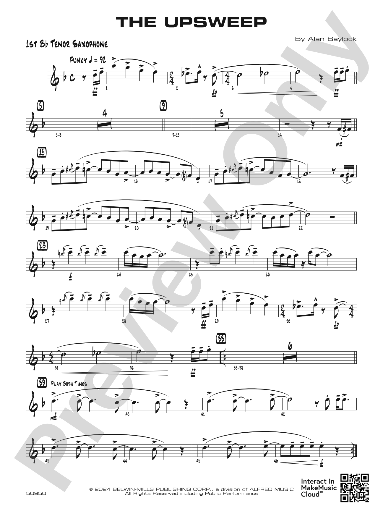 The Upsweep: B-flat Tenor Saxophone