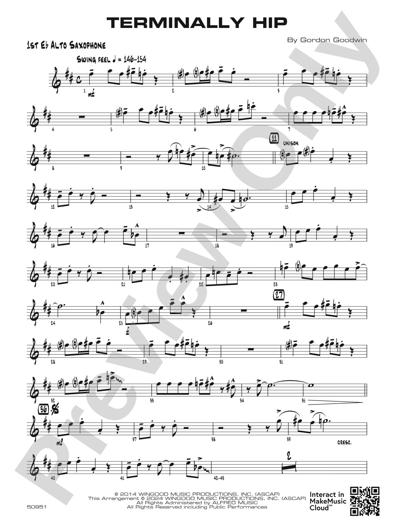 Terminally Hip: E-flat Alto Saxophone