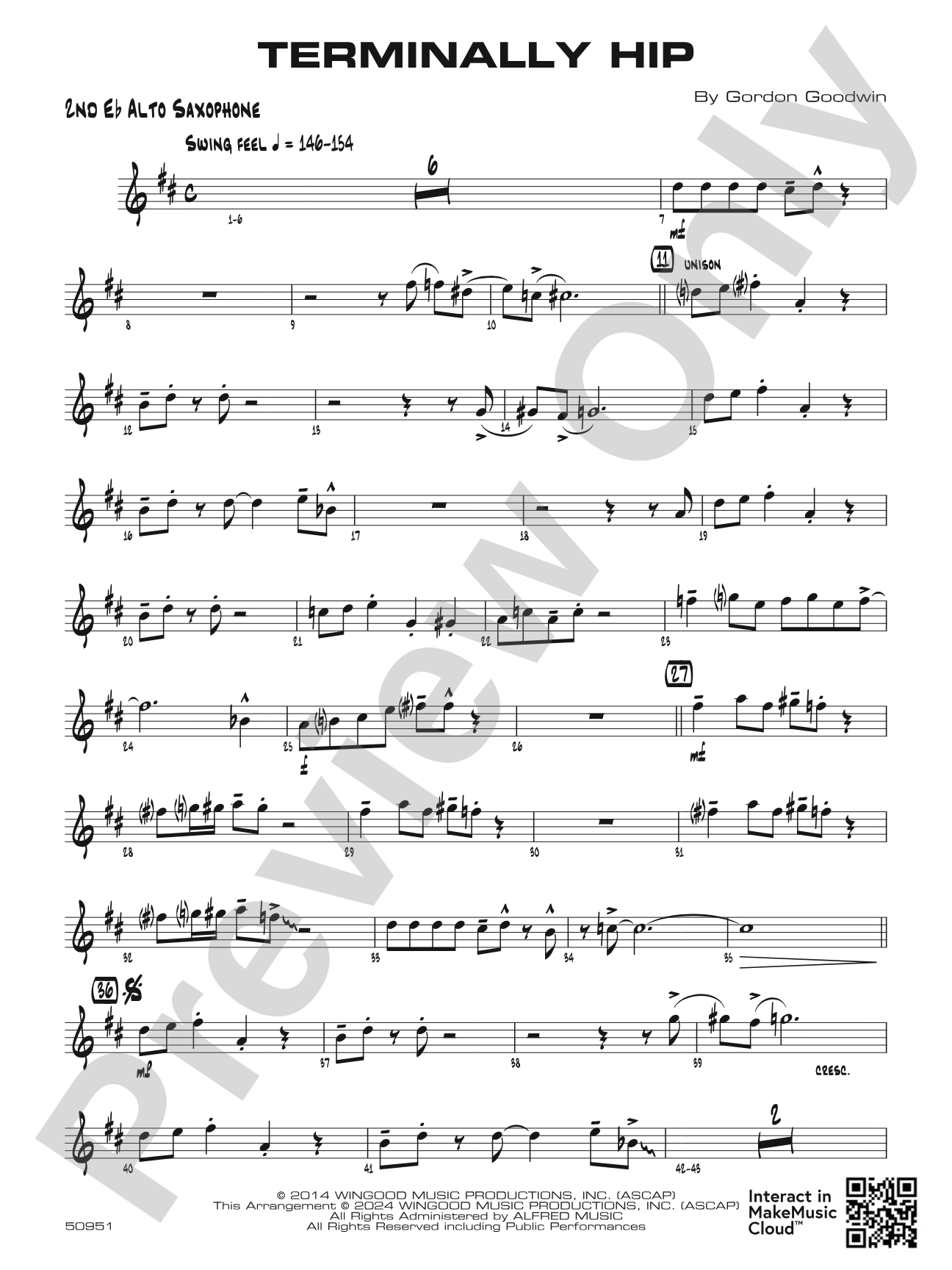 Terminally Hip: 2nd E-flat Alto Saxophone