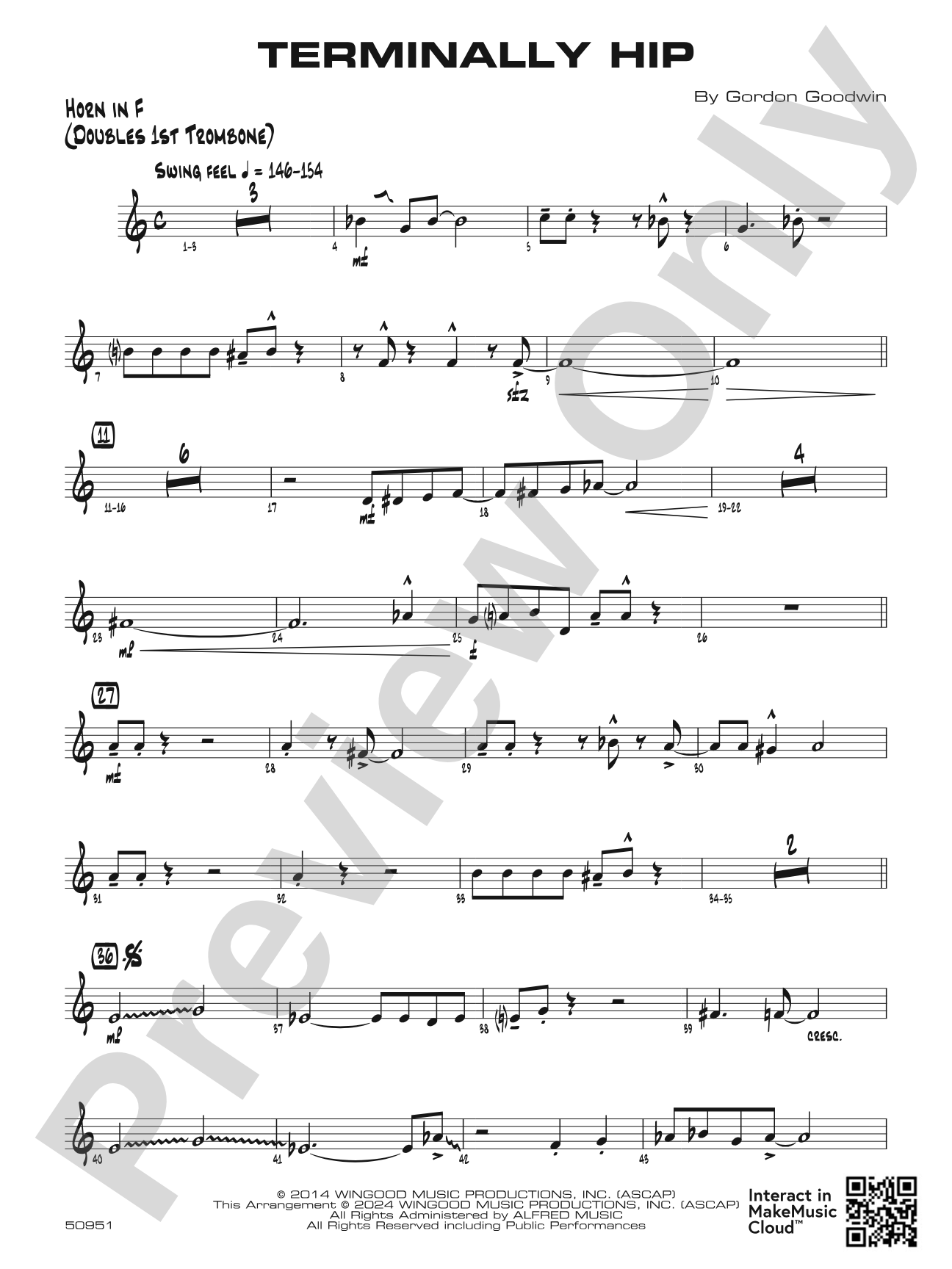Terminally Hip: 1st F Horn