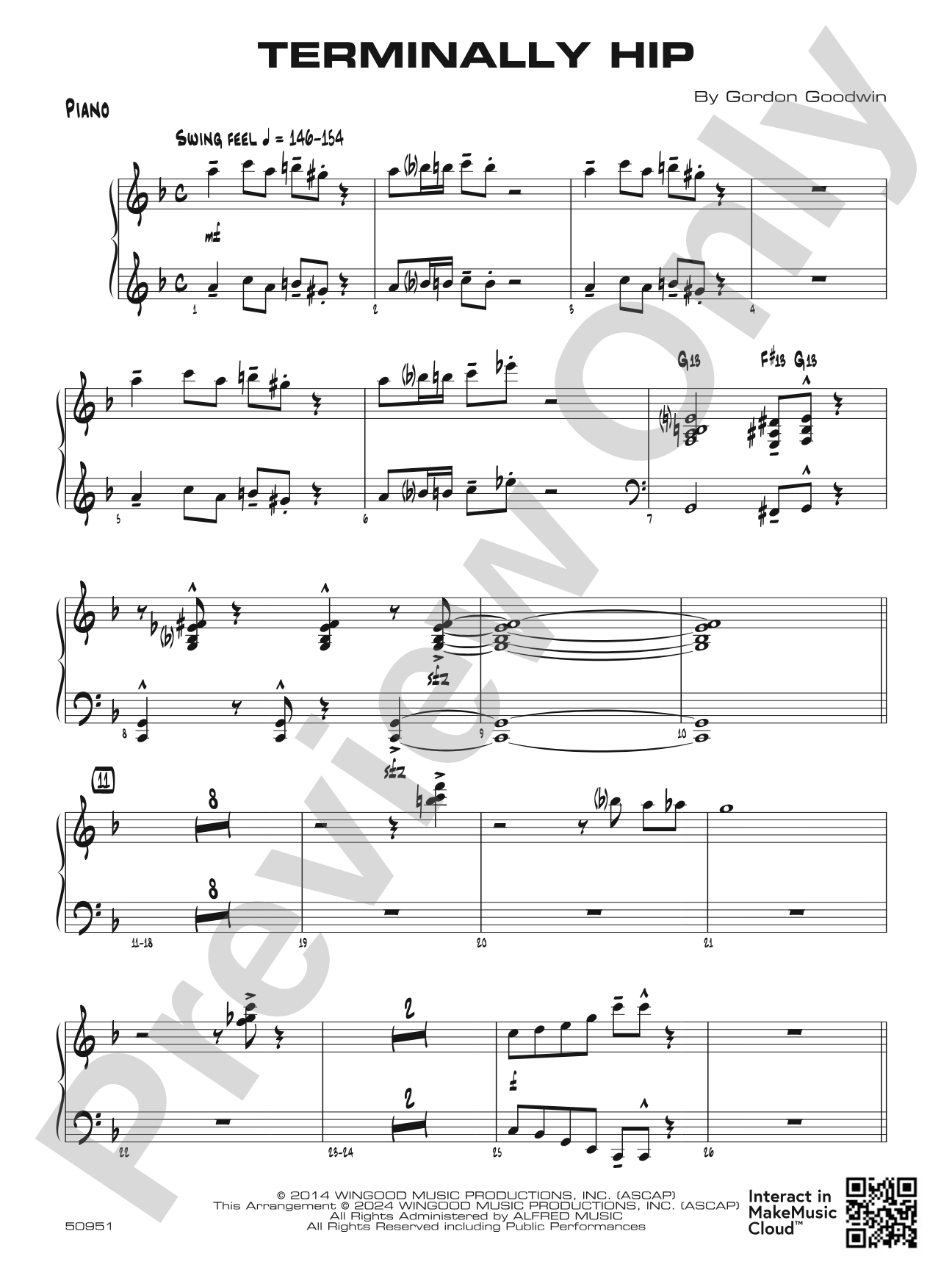 Terminally Hip: Piano Accompaniment
