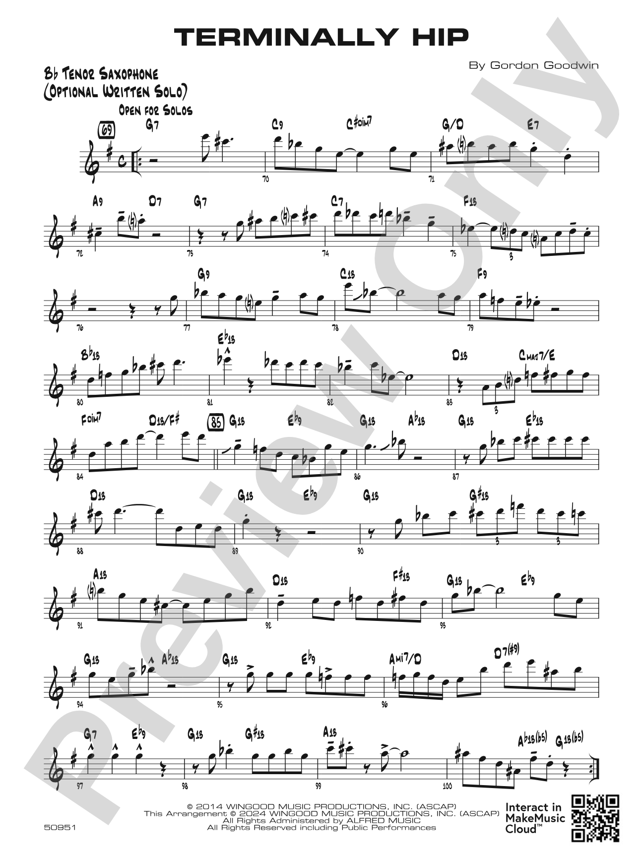 Terminally Hip: Optional Solo Bb