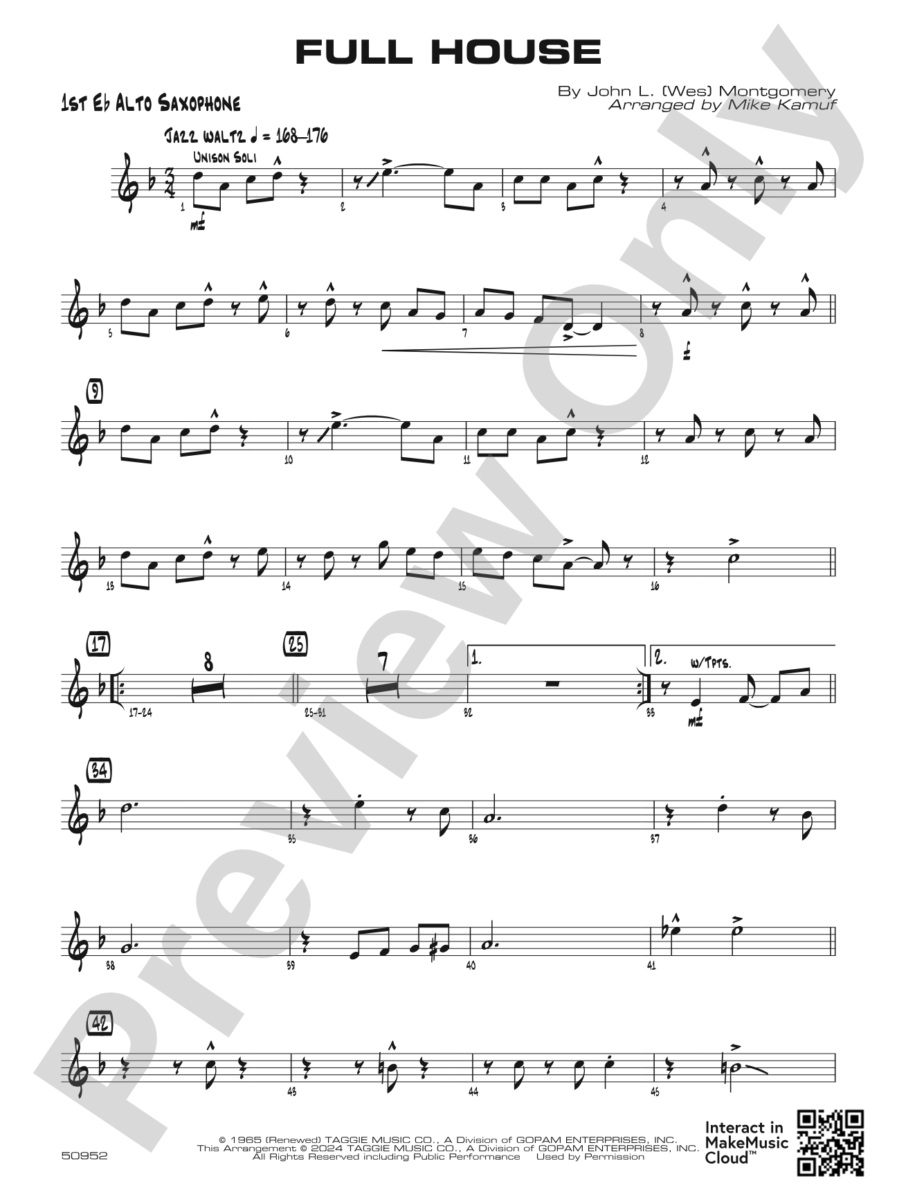 Full House: E-flat Alto Saxophone