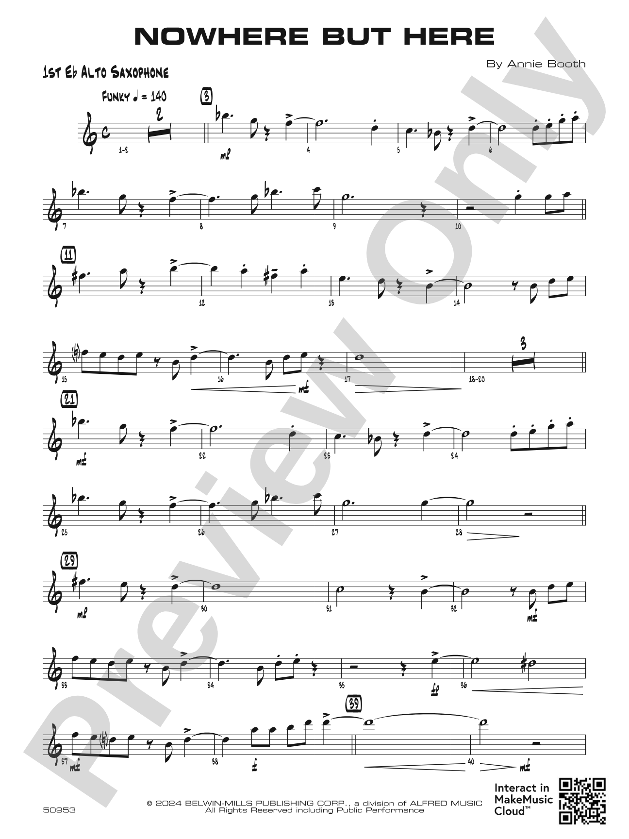 Nowhere but Here: E-flat Alto Saxophone