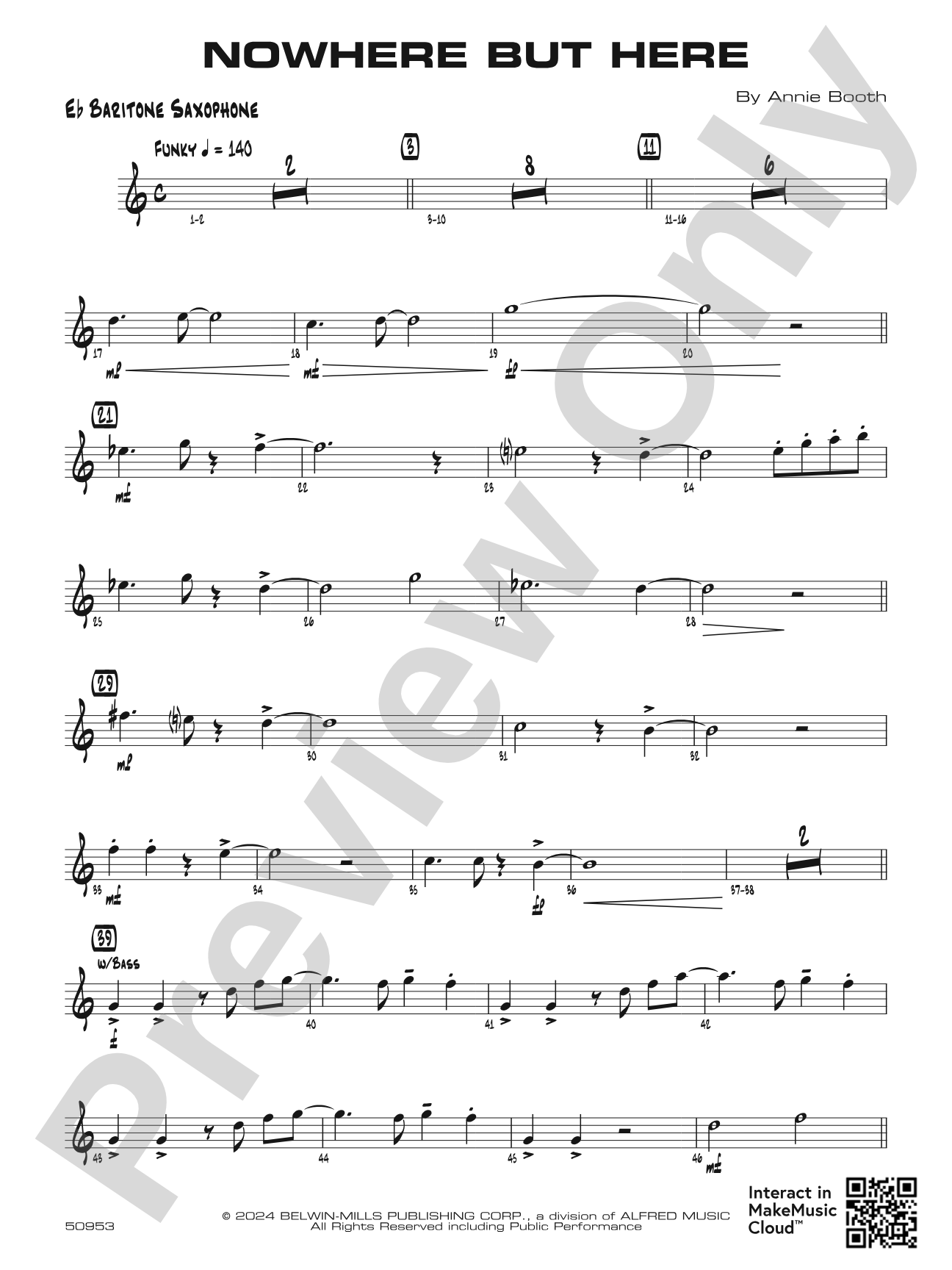 Nowhere but Here: E-flat Baritone Saxophone