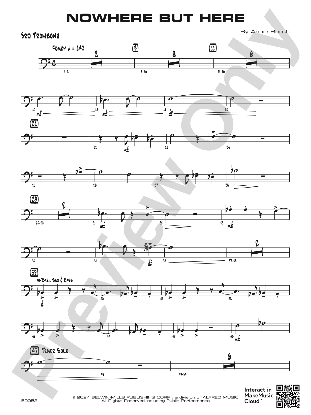 Nowhere but Here: 3rd Trombone