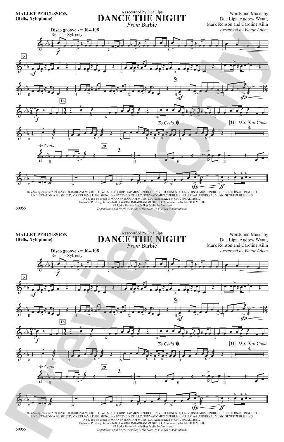 Dance the Night: Mallets
