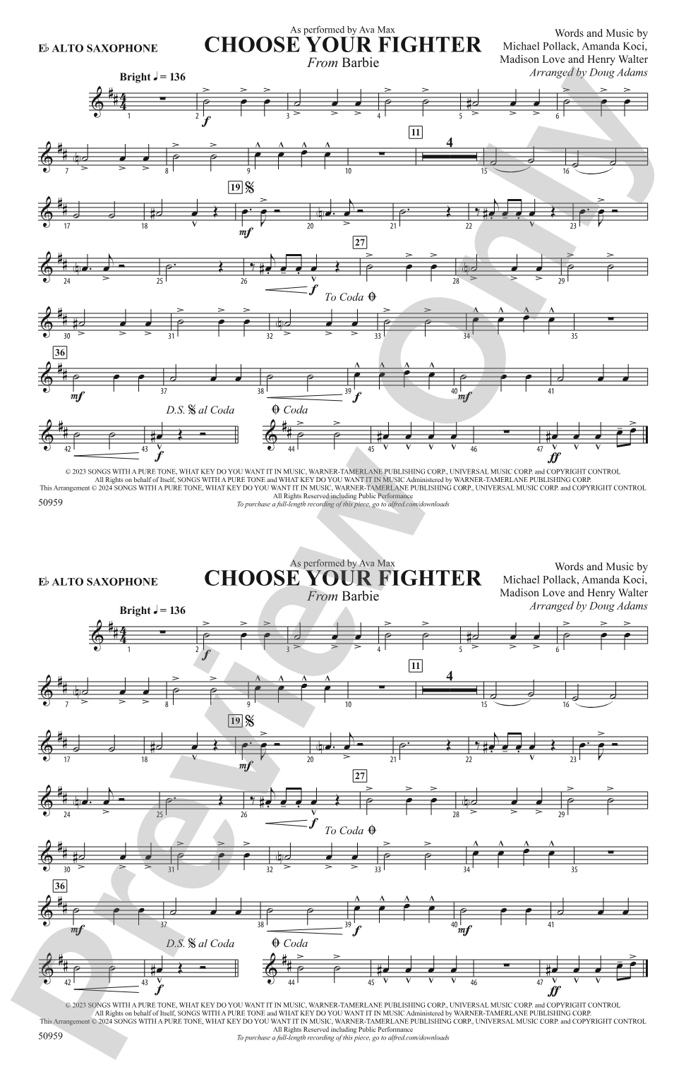 Choose Your Fighter: E-flat Alto Saxophone