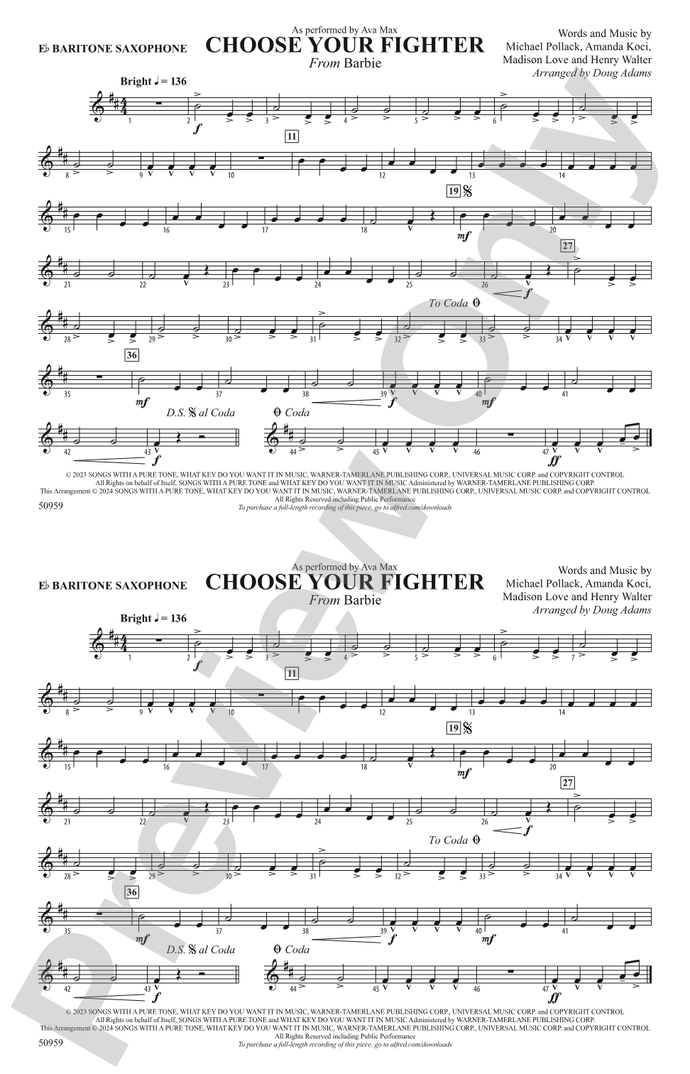 Choose Your Fighter: E-flat Baritone Saxophone