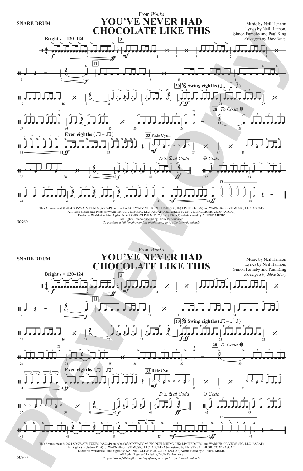 You've Never Had Chocolate Like This: Snare Drum
