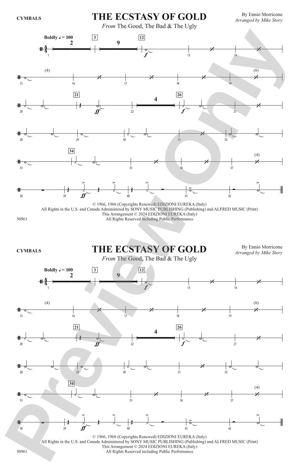 The Ecstasy of Gold: Cymbals