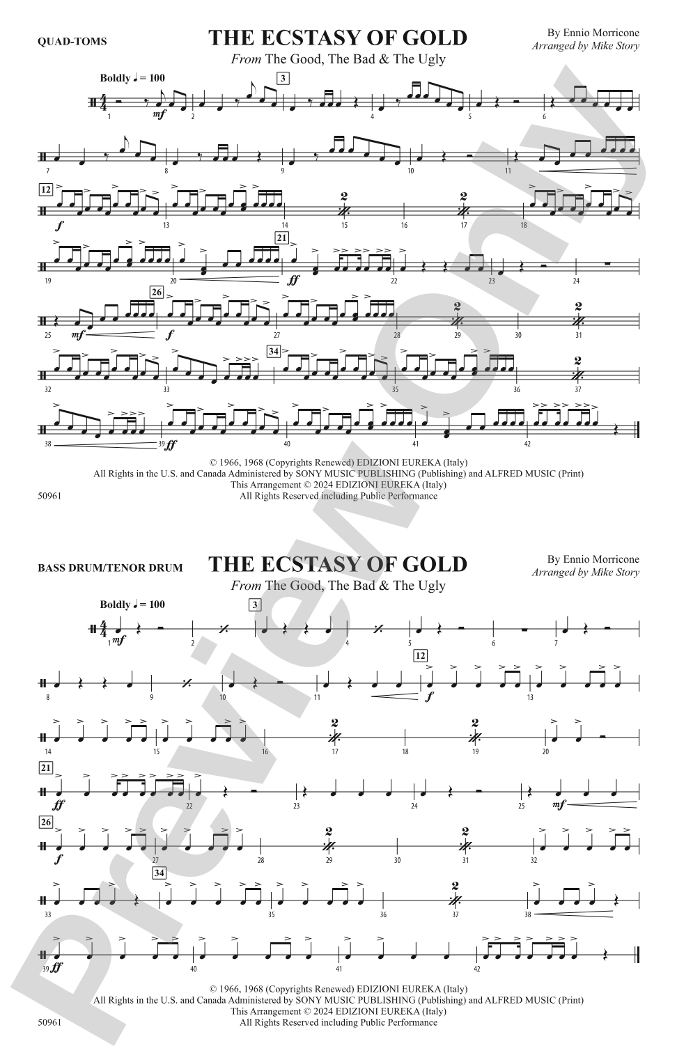 The Ecstasy of Gold: Quad-Toms