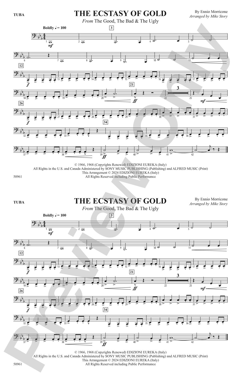 The Ecstasy of Gold: Tuba
