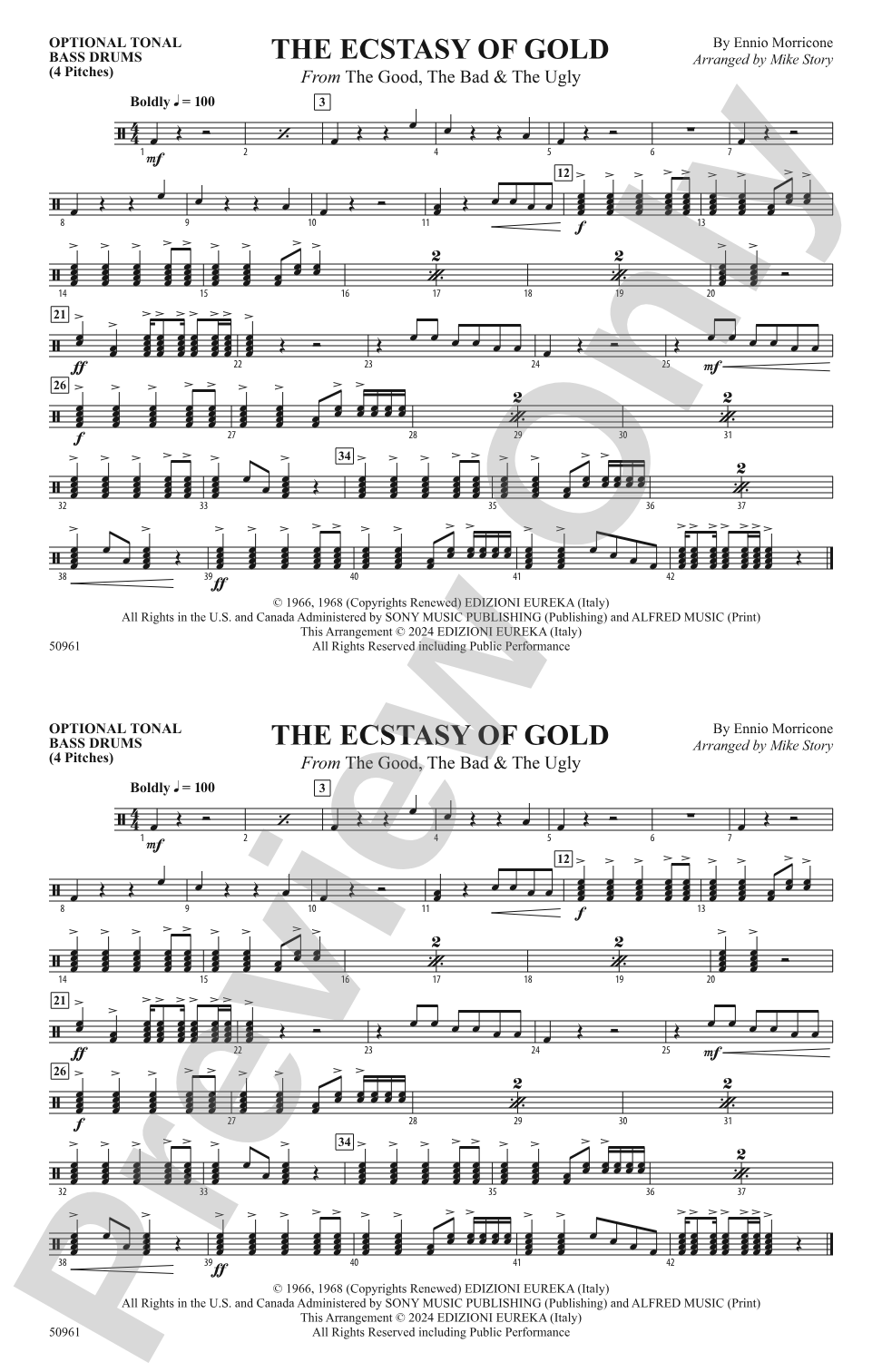 The Ecstasy of Gold: Tonal Bass Drum