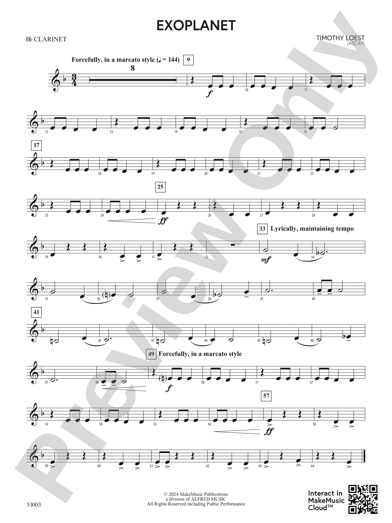 Exoplanet: 1st B-flat Clarinet