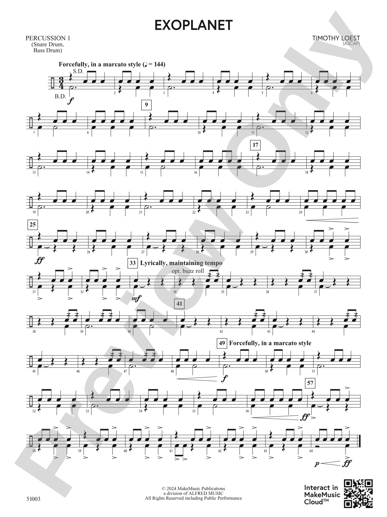 Exoplanet: 1st Percussion