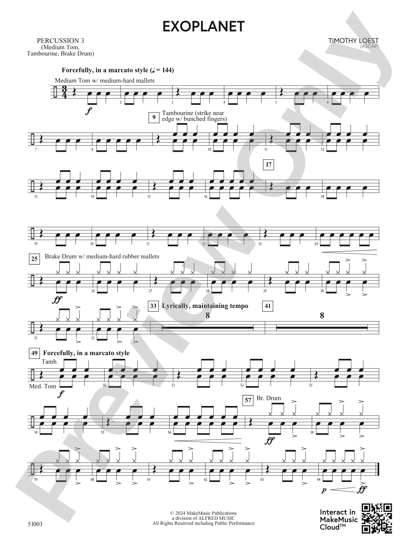 Exoplanet: 3rd Percussion