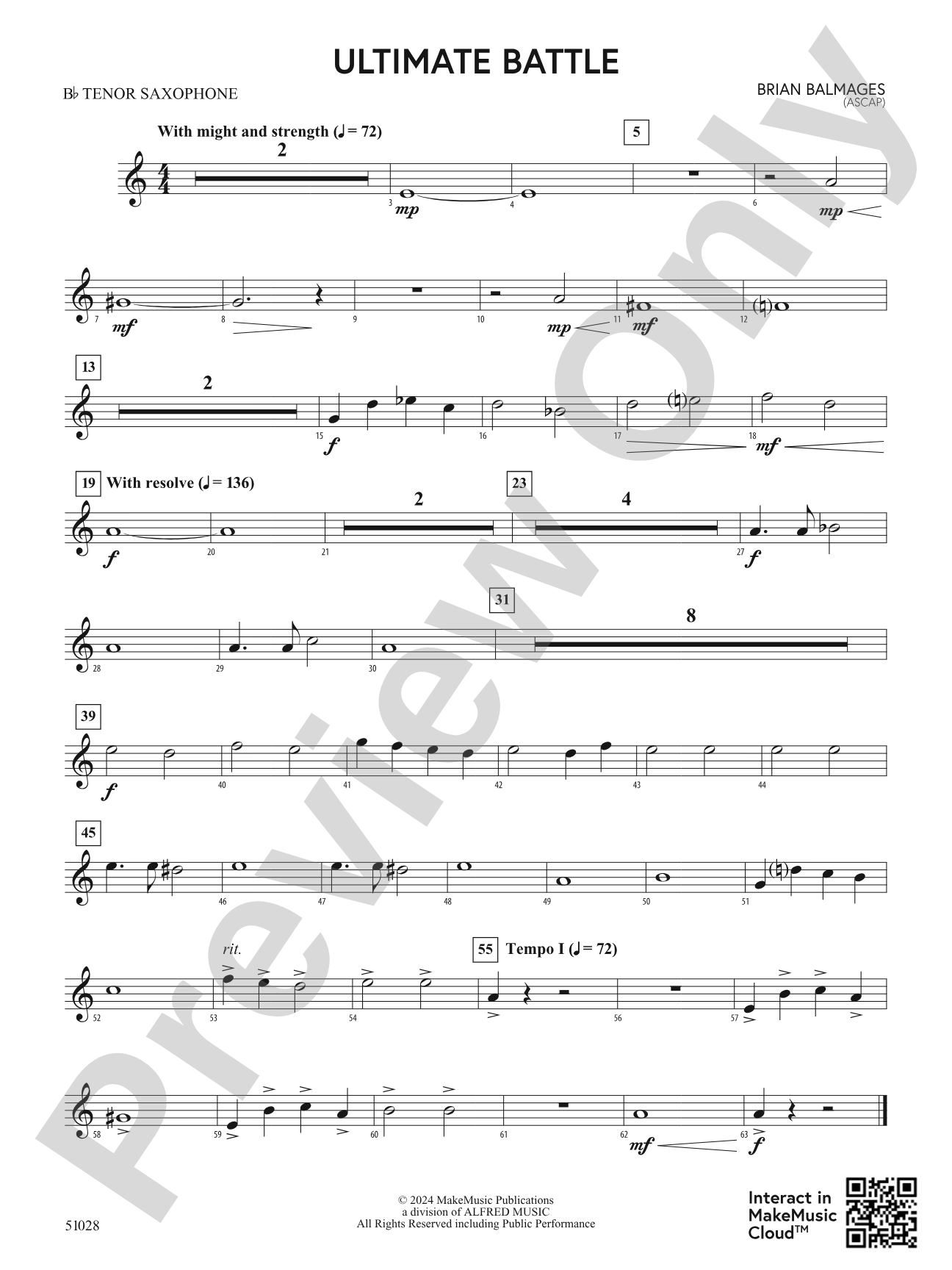Ultimate Battle: B-flat Tenor Saxophone