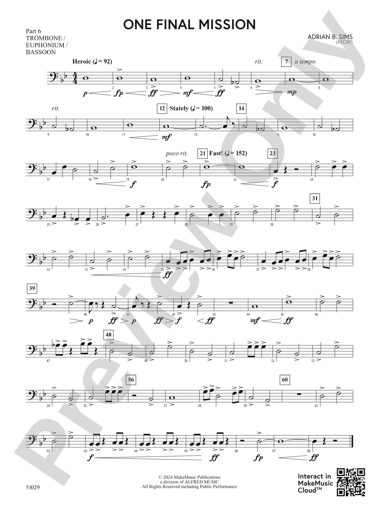 One Final Mission: Part 6 - Trombone / Euphonium / Bassoon