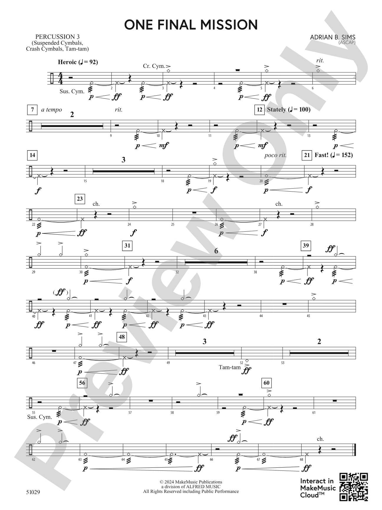 One Final Mission: 3rd Percussion