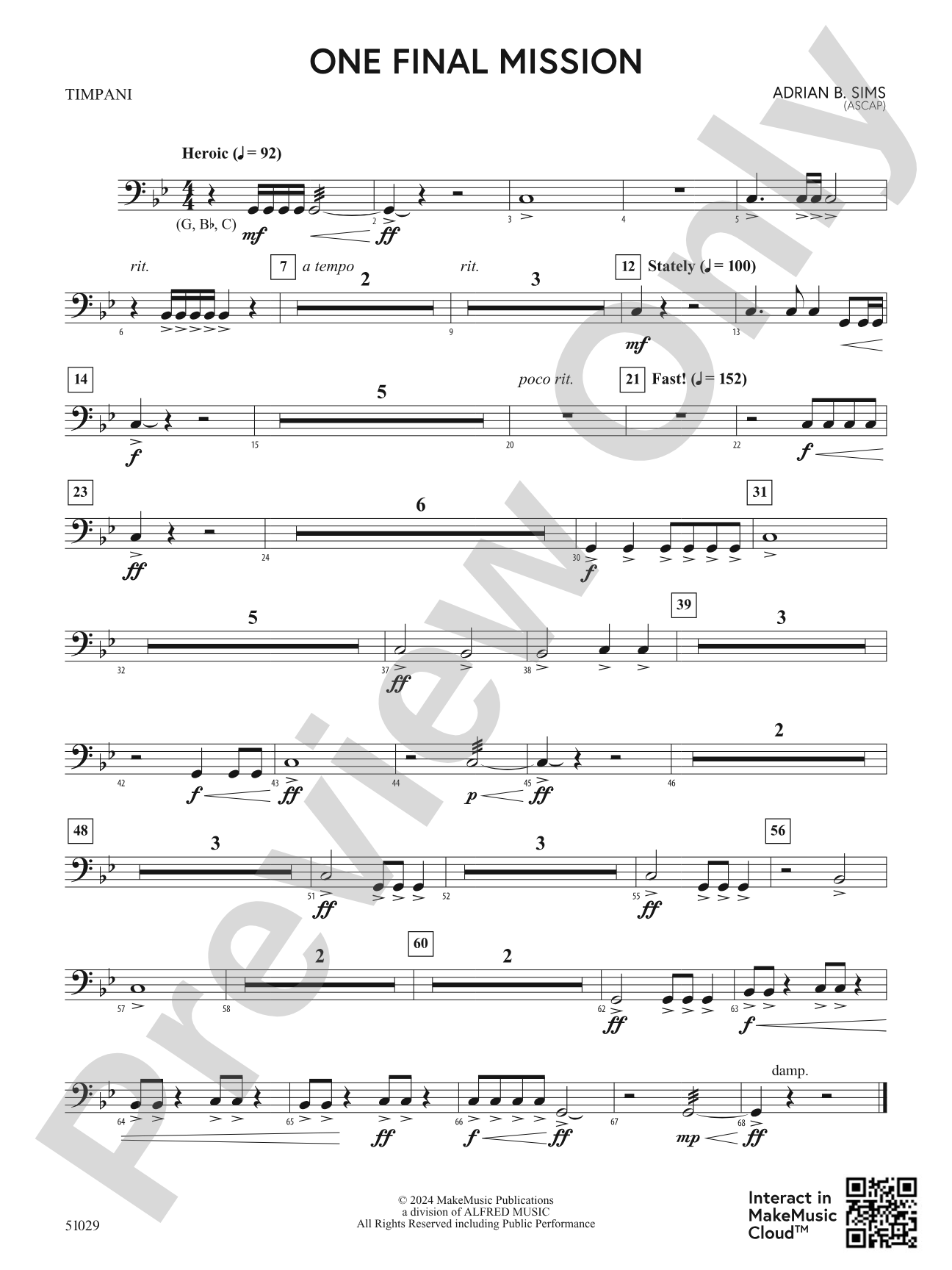 One Final Mission: Timpani