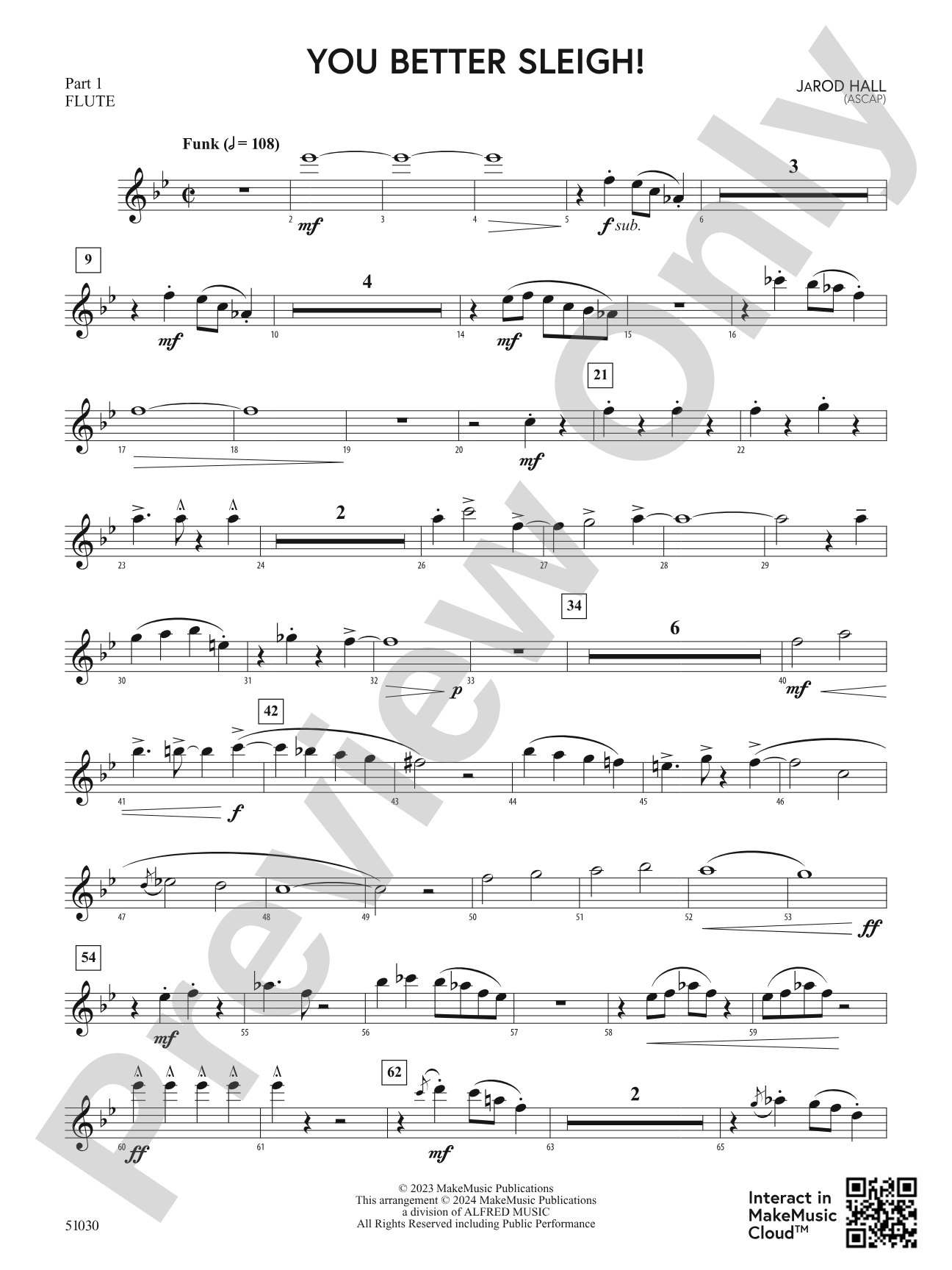 You Better Sleigh!: Part 1 - Flute