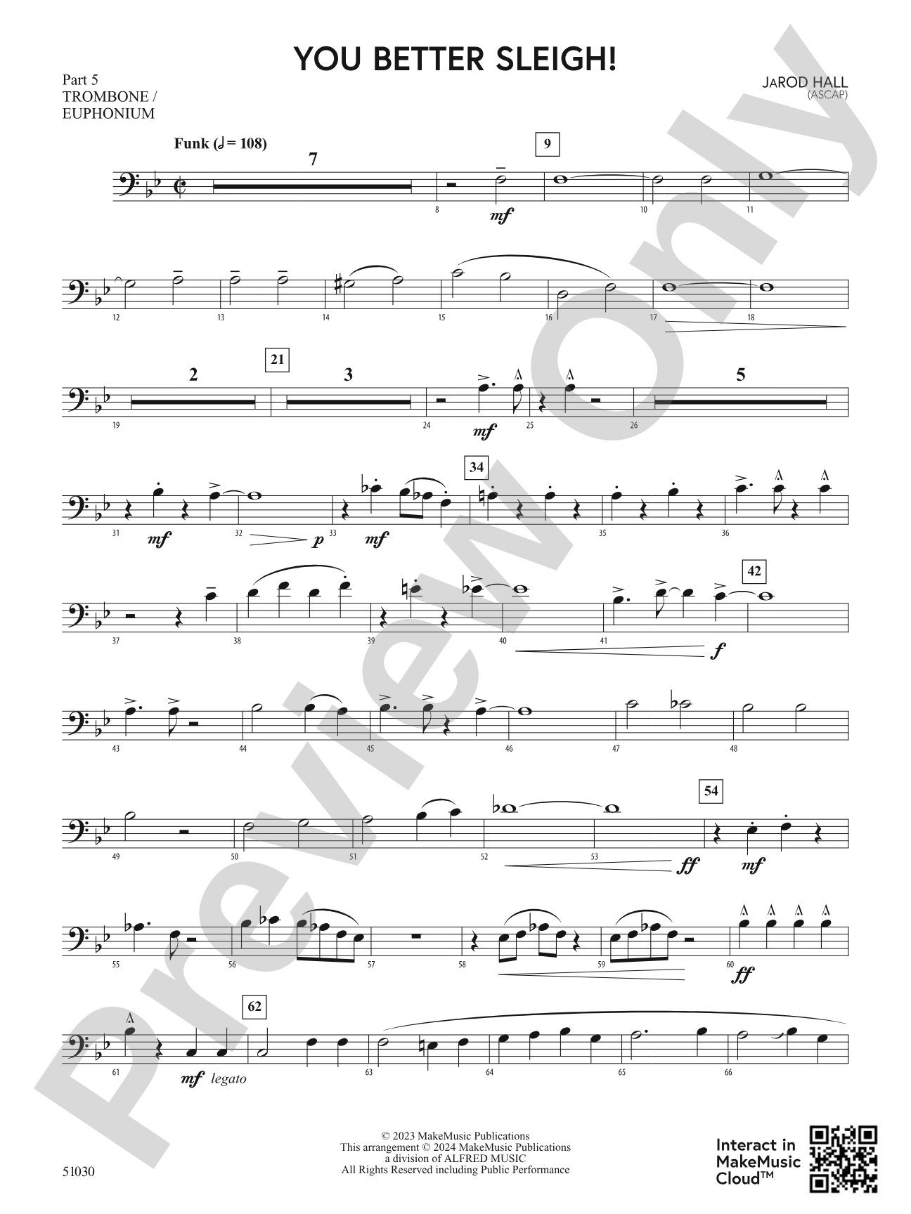 You Better Sleigh!: Part 5 - Trombone / Euphonium