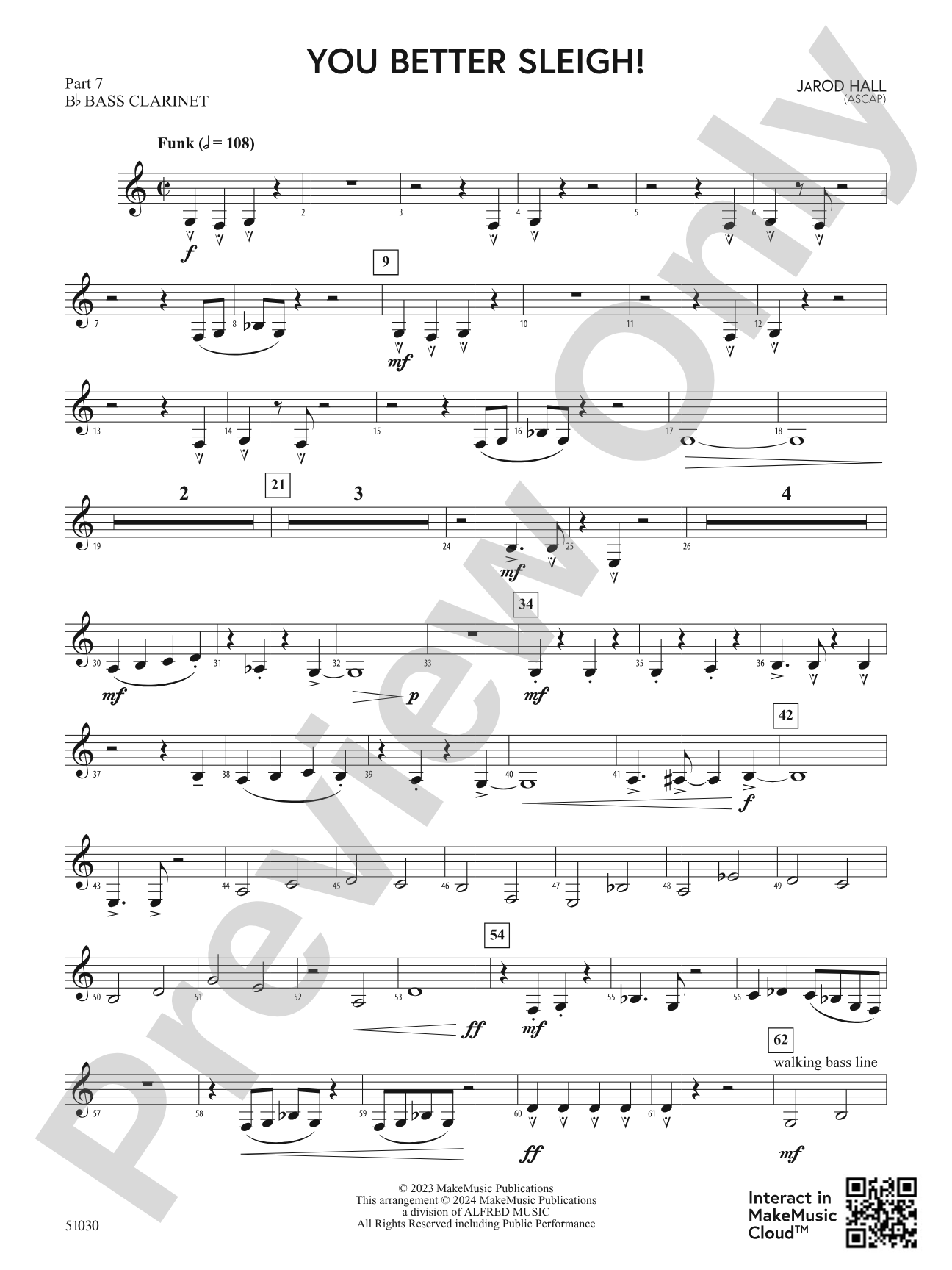 You Better Sleigh!: Part 7 - B-flat Bass Clarinet