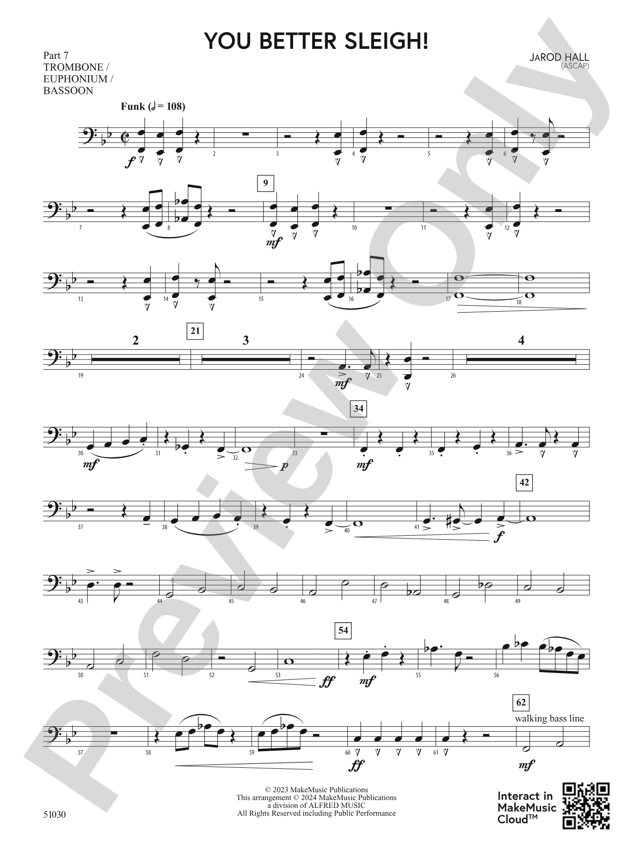 You Better Sleigh!: Part 7 - Trombone / Euphonium / Bassoon