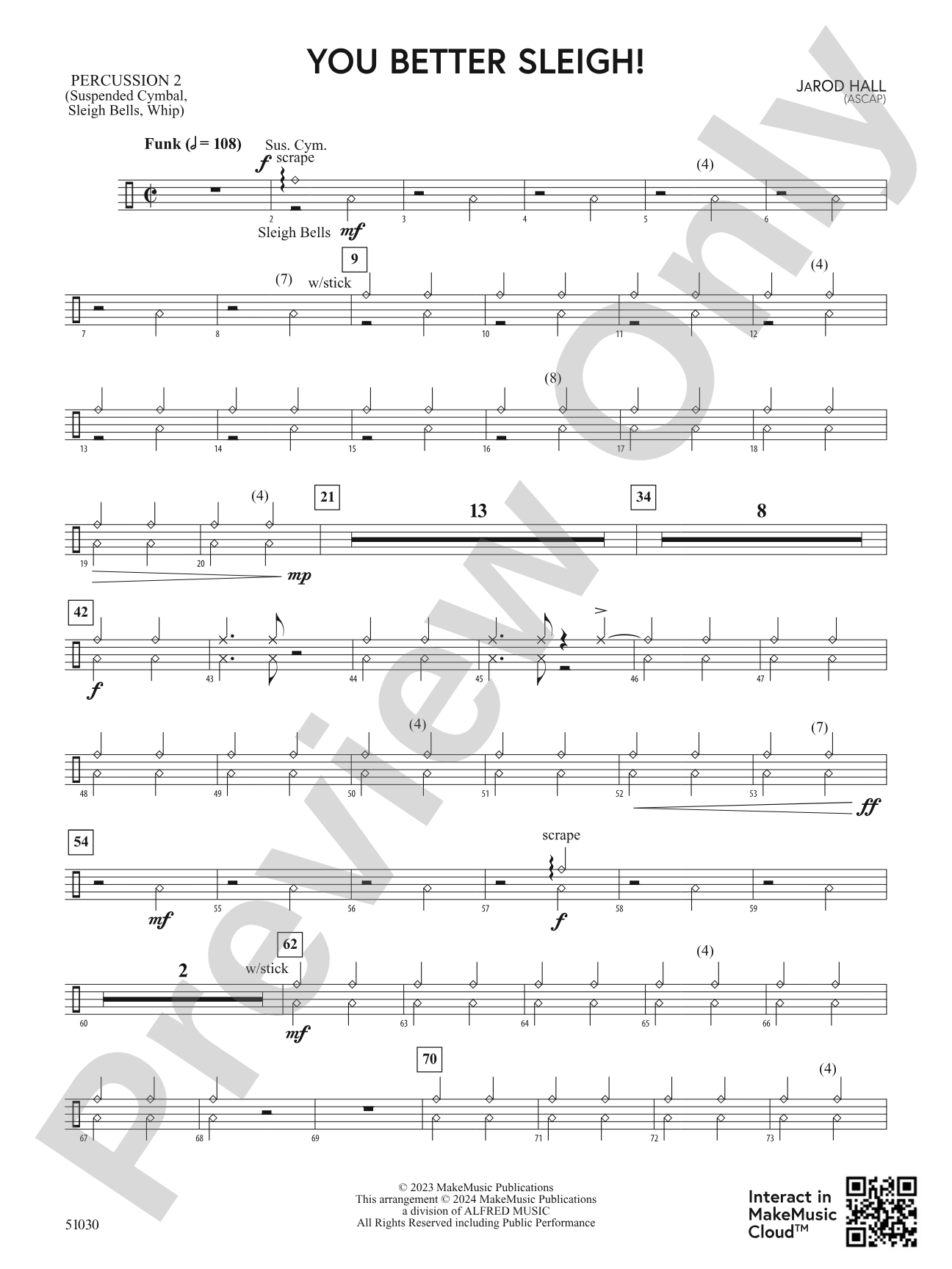 You Better Sleigh!: 2nd Percussion