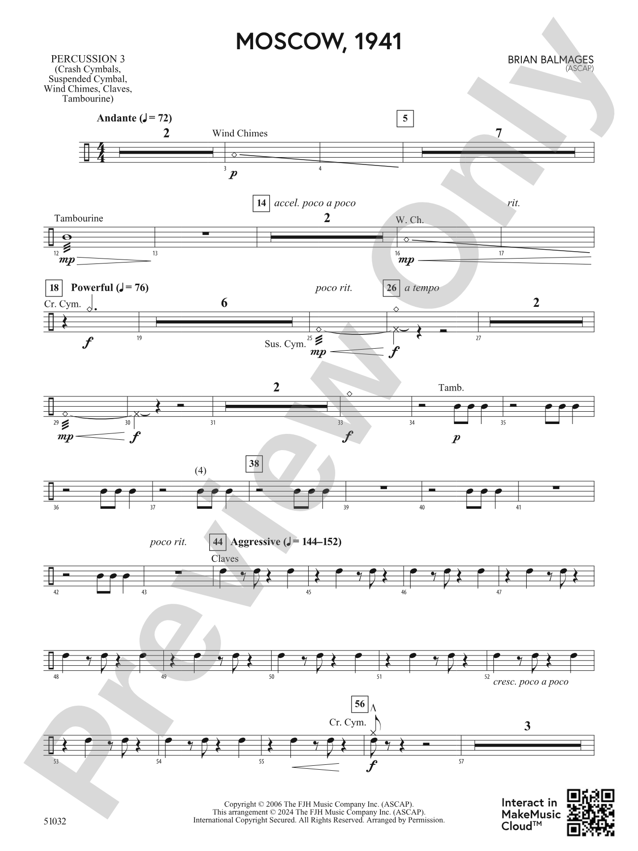 Moscow, 1941: 3rd Percussion