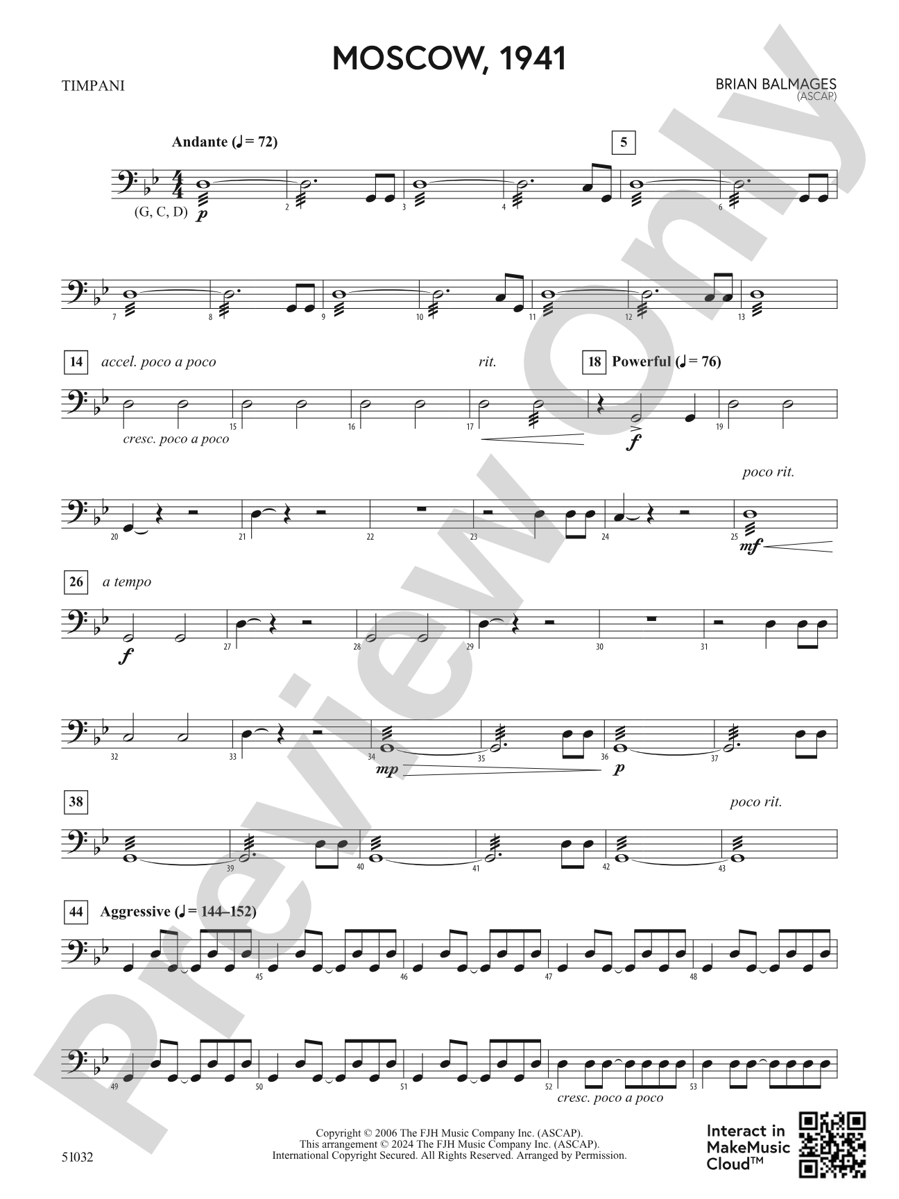 Moscow, 1941: Timpani