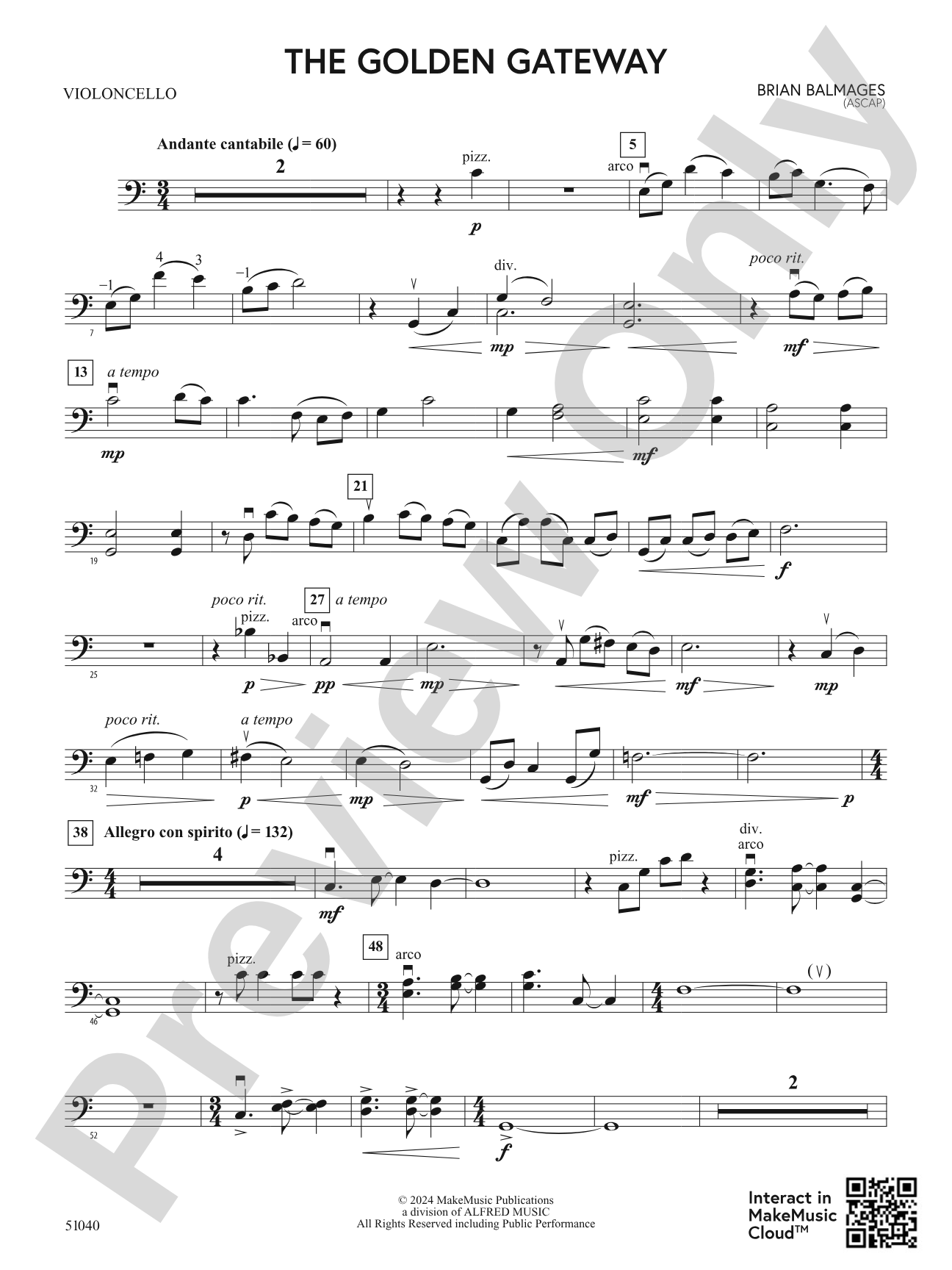 The Golden Gateway: Cello