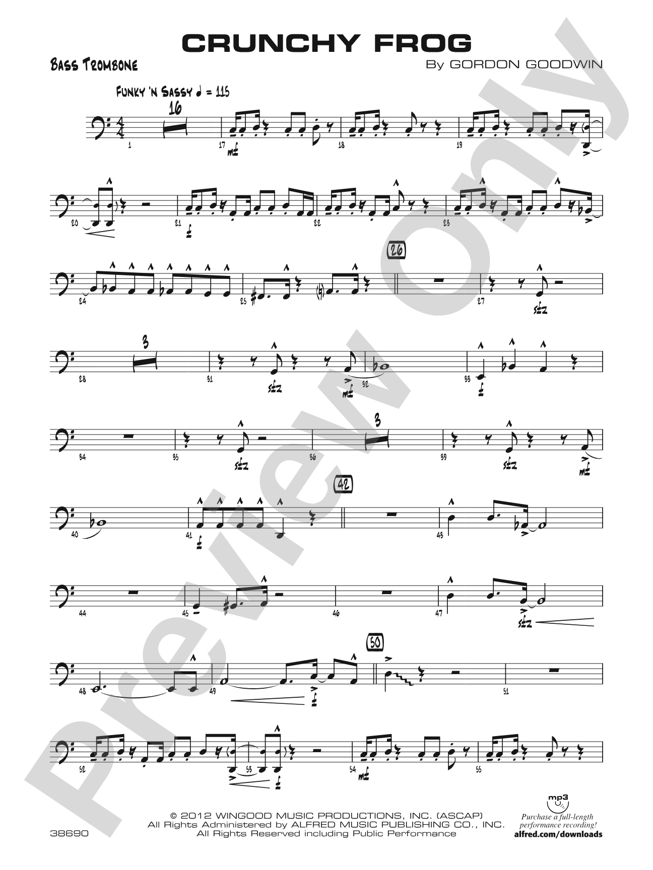 Crunchy Frog: Bass Trombone